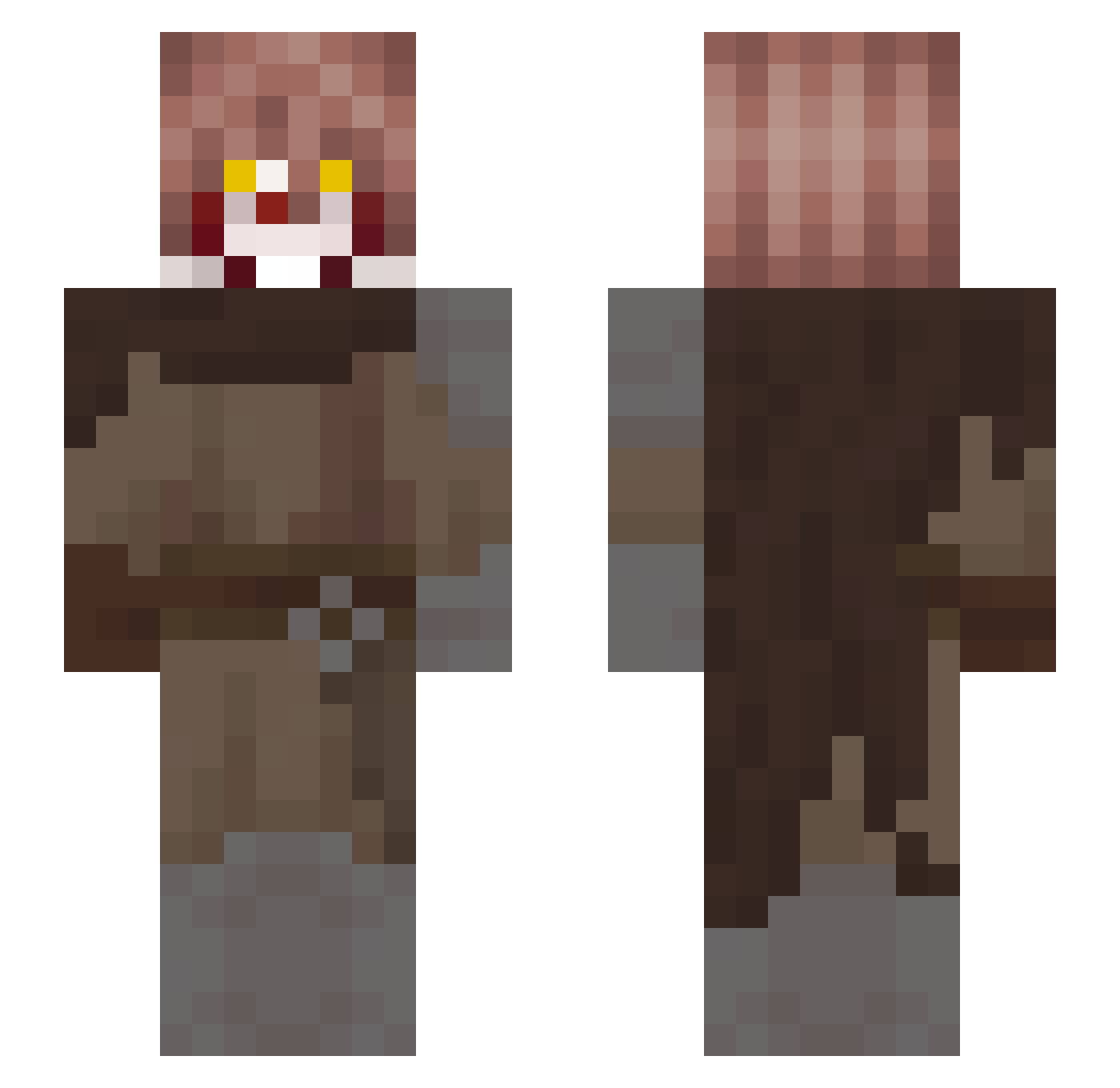 Shandinnn_ Minecraft skin, front and back view