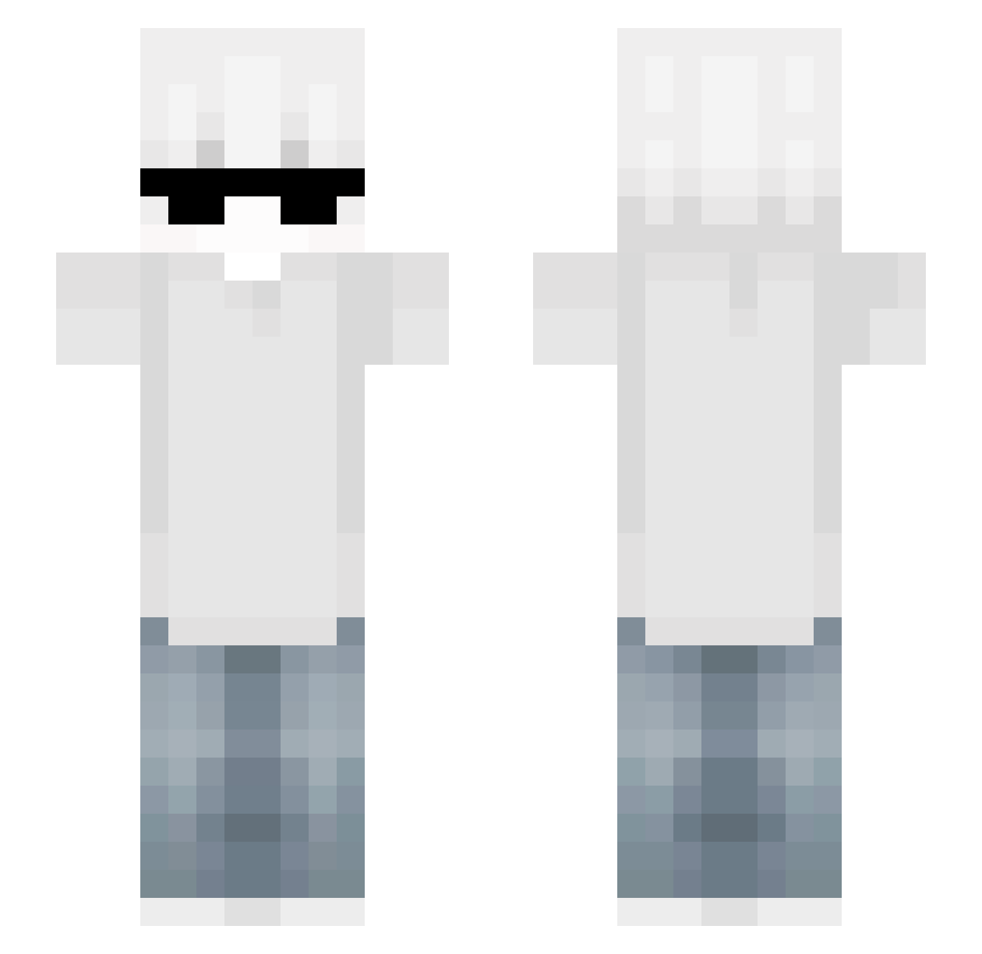 _voidspire_ Minecraft skin, front and back view