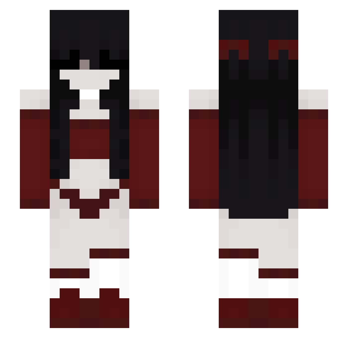 _WenZero_ Minecraft skin, front and back view
