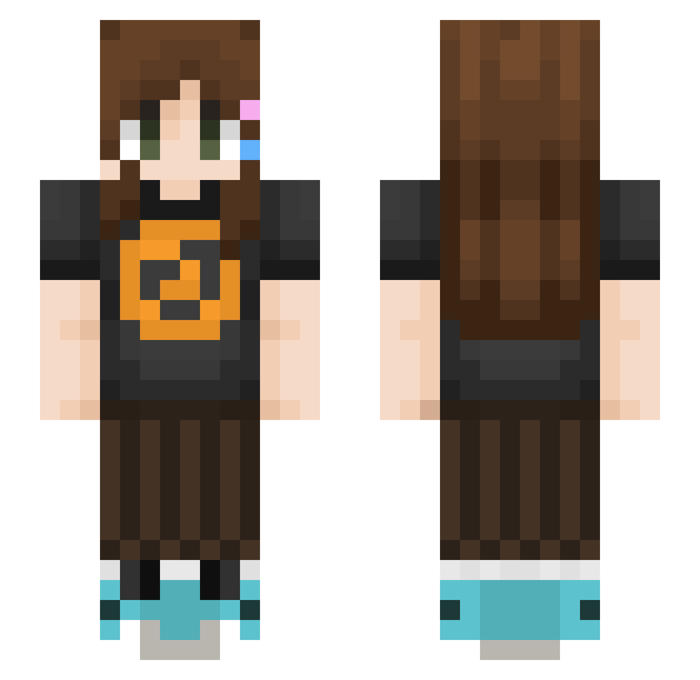 windexdrinker293 Minecraft skin, front and back view