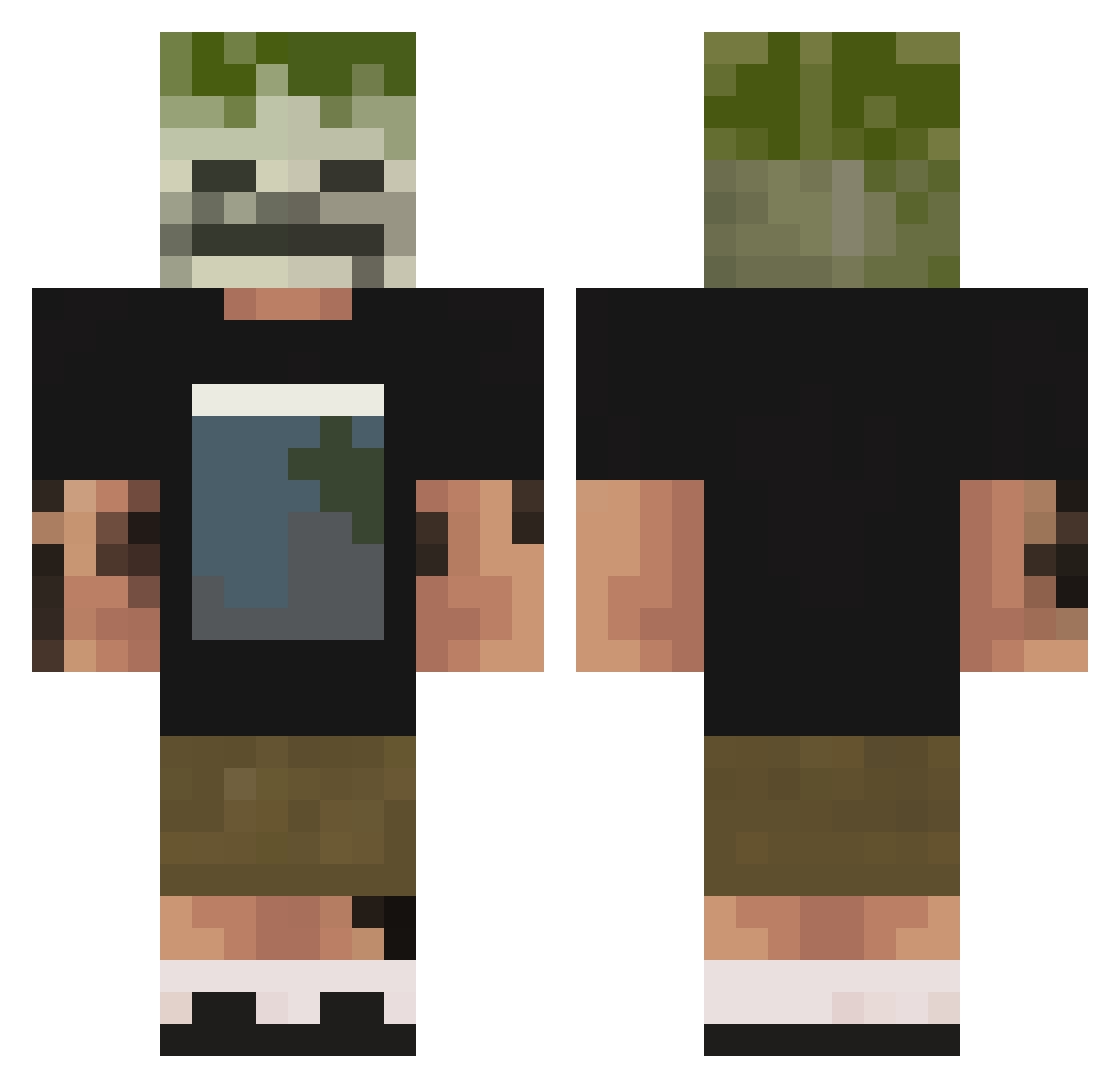 YINYANGSIL0NG Minecraft skin, front and back view