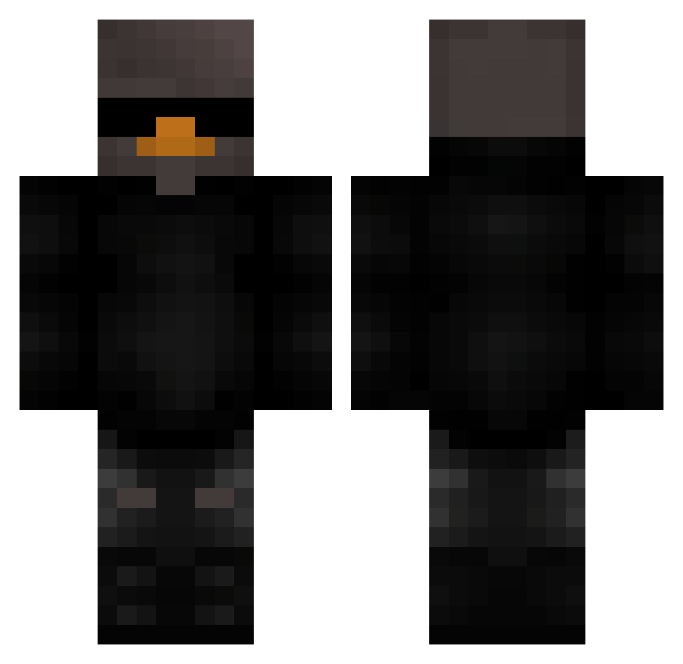 Adriio_12 Minecraft skin, front and back view