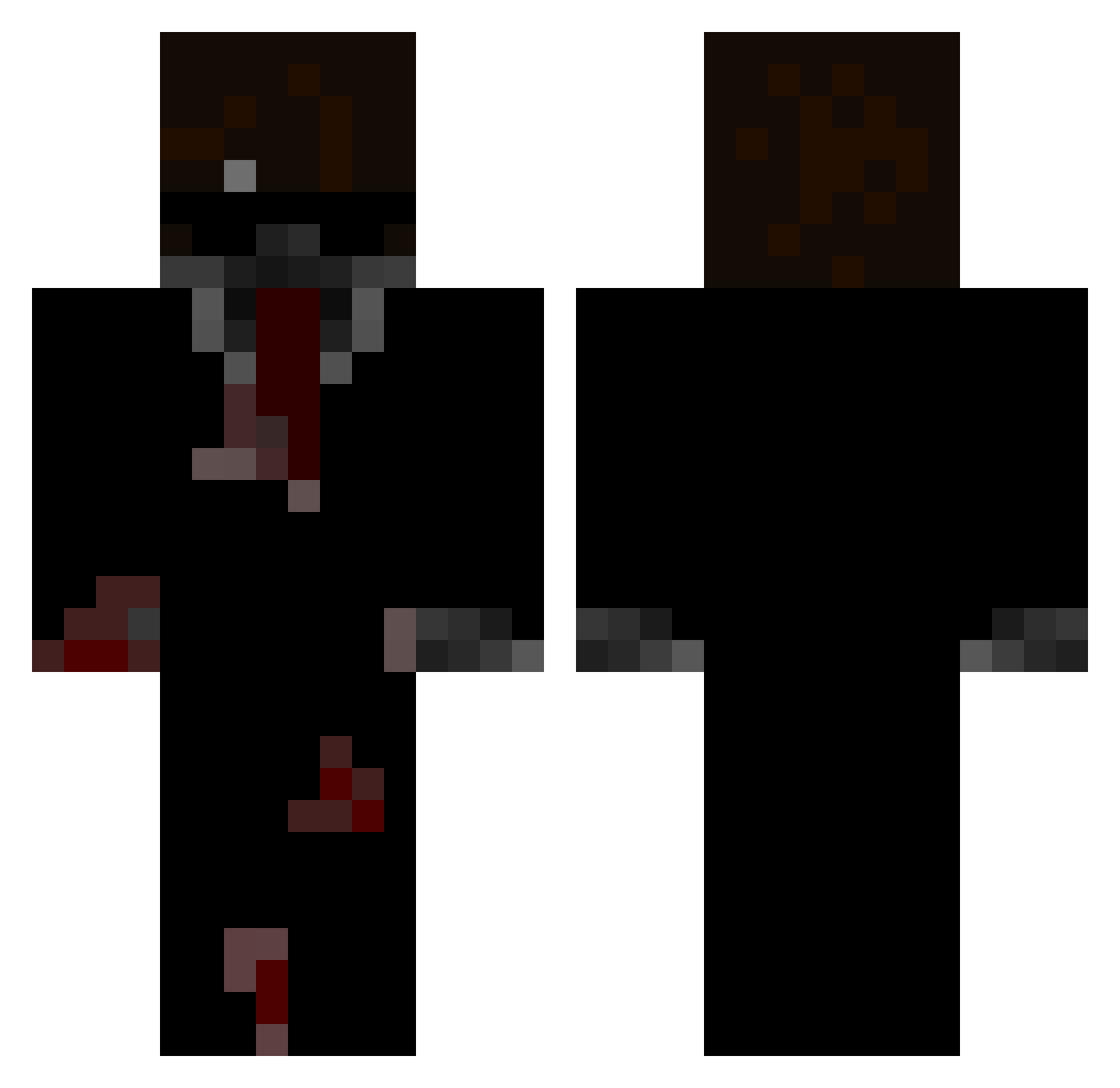 Ro3ebka_ Minecraft skin, front and back view