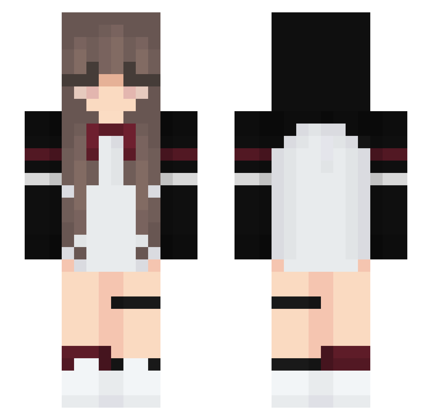 StoicalCoins57 Minecraft skin, front and back view
