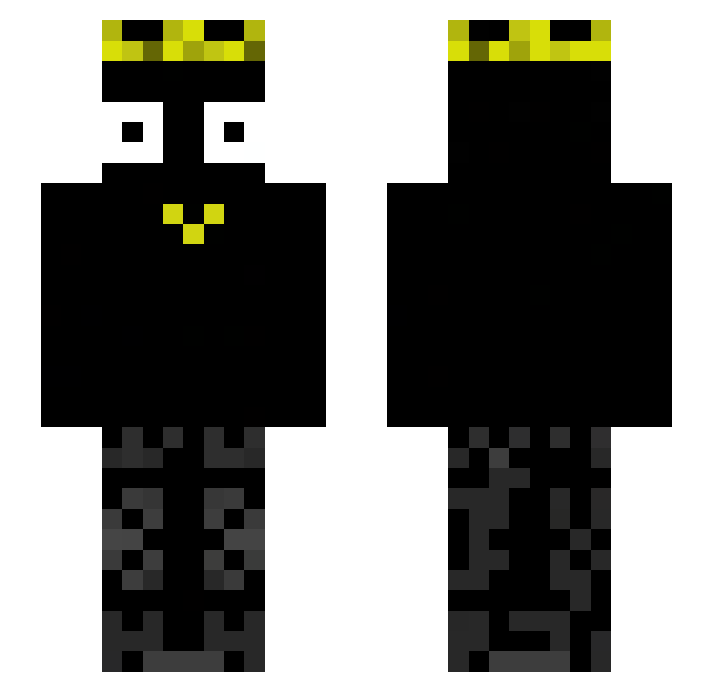 iMart1n Minecraft skin, front and back view