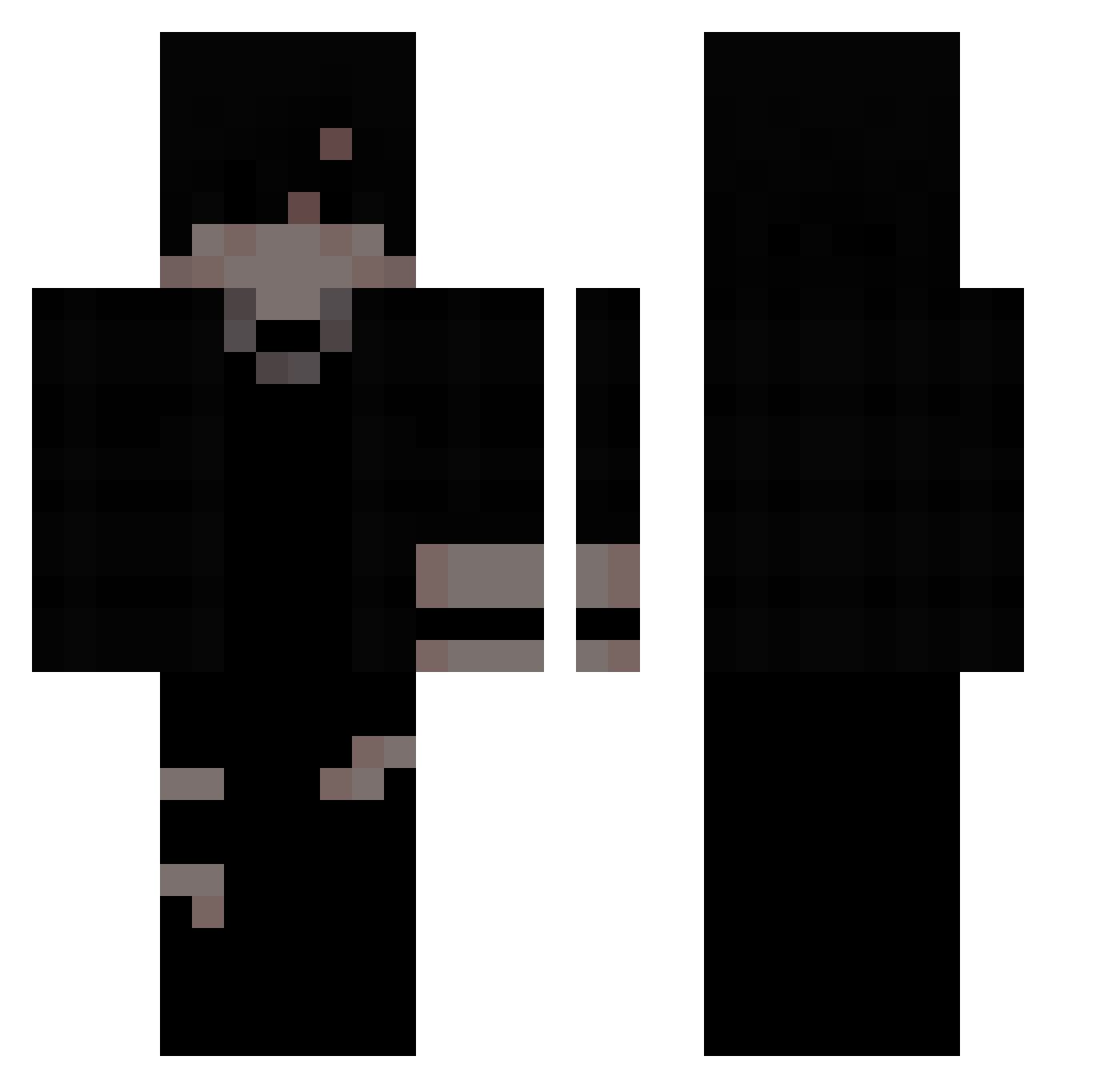 RoyLg Minecraft skin, front and back view