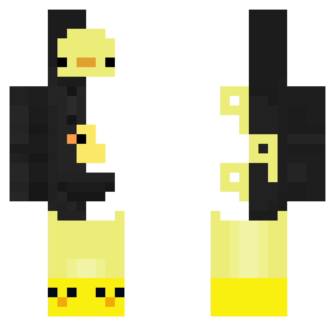 shuling_0810 Minecraft skin, front and back view