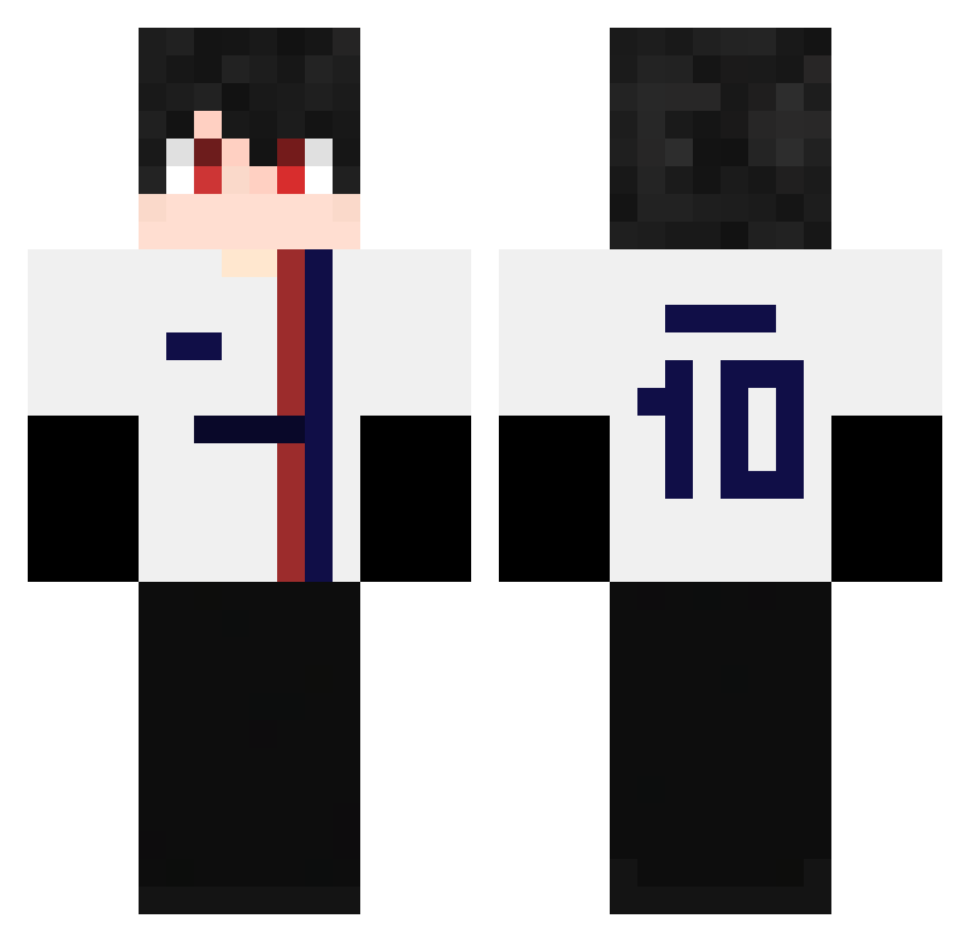 Remigiuszz Minecraft skin, front and back view