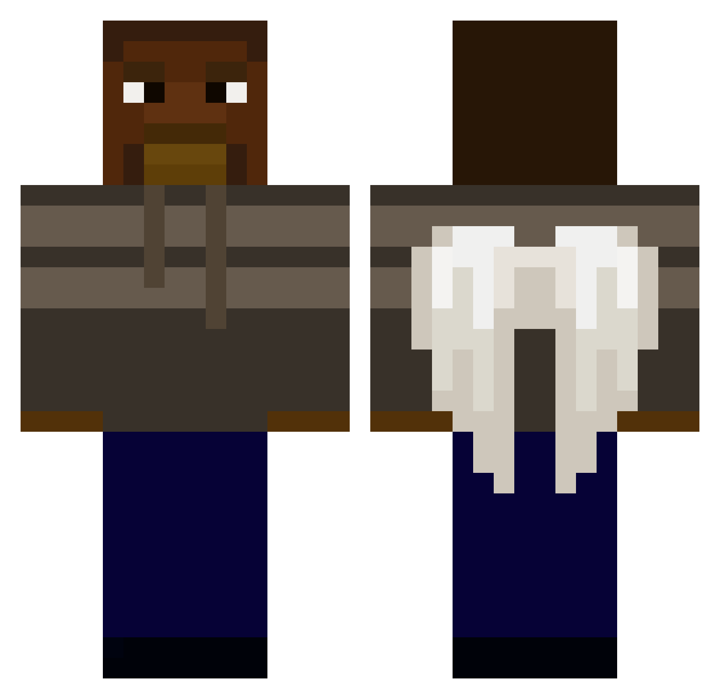 IGotTheKeys Minecraft skin, front and back view