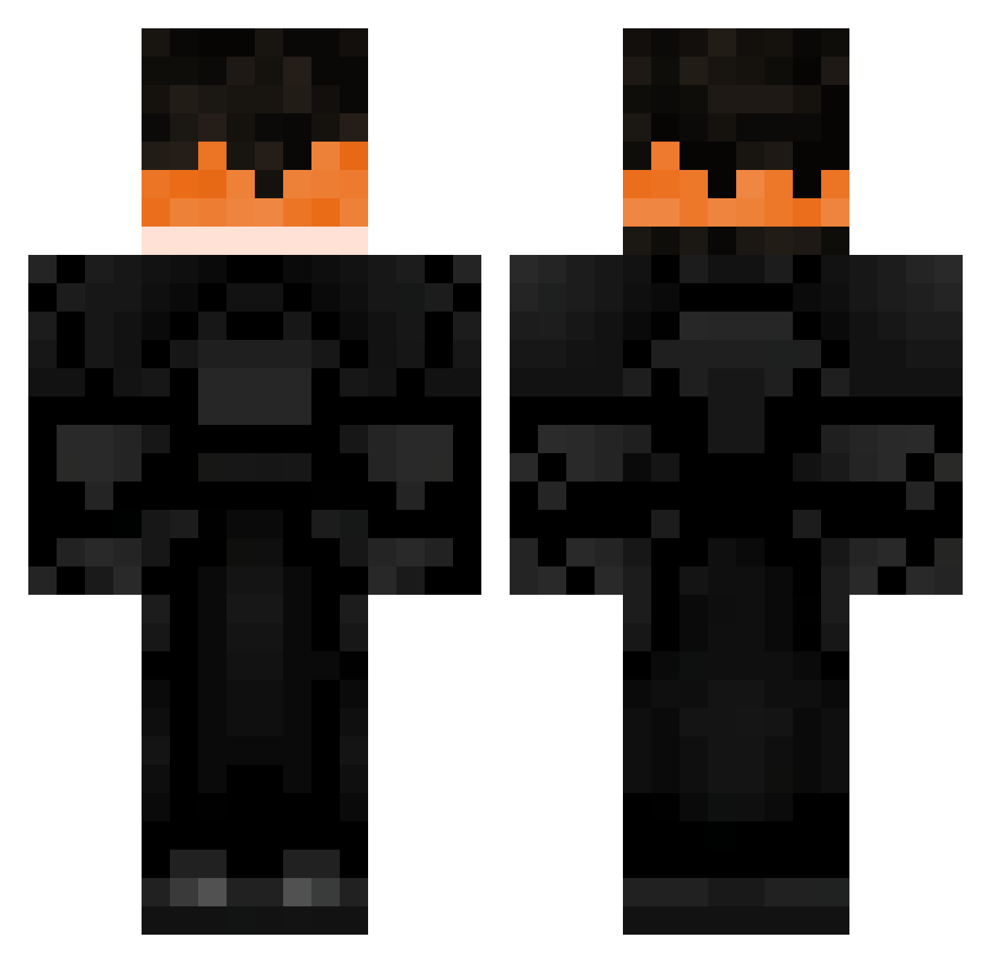 pabloGG8 Minecraft skin, front and back view