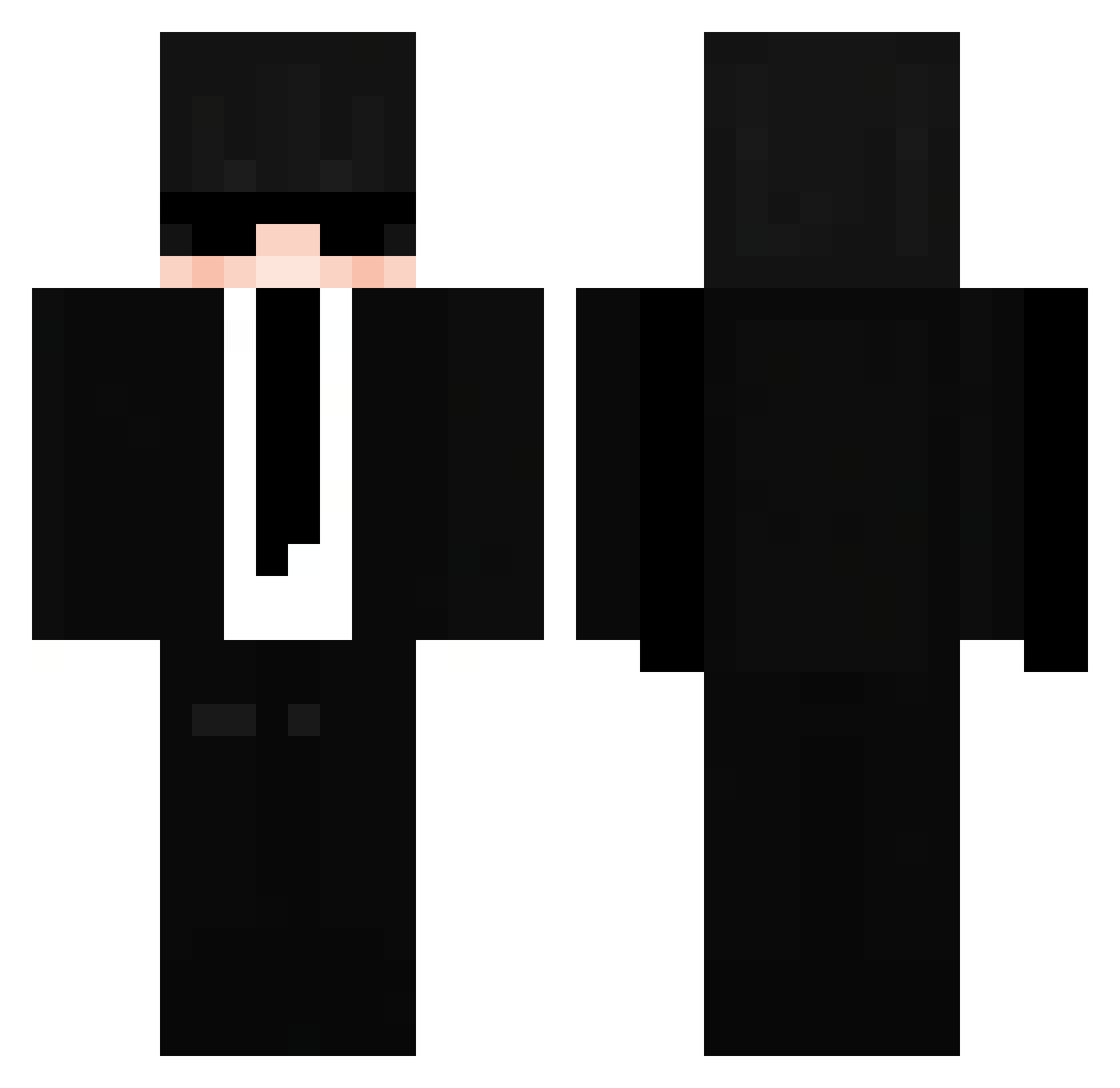 I_GotNoSkil Minecraft skin, front and back view