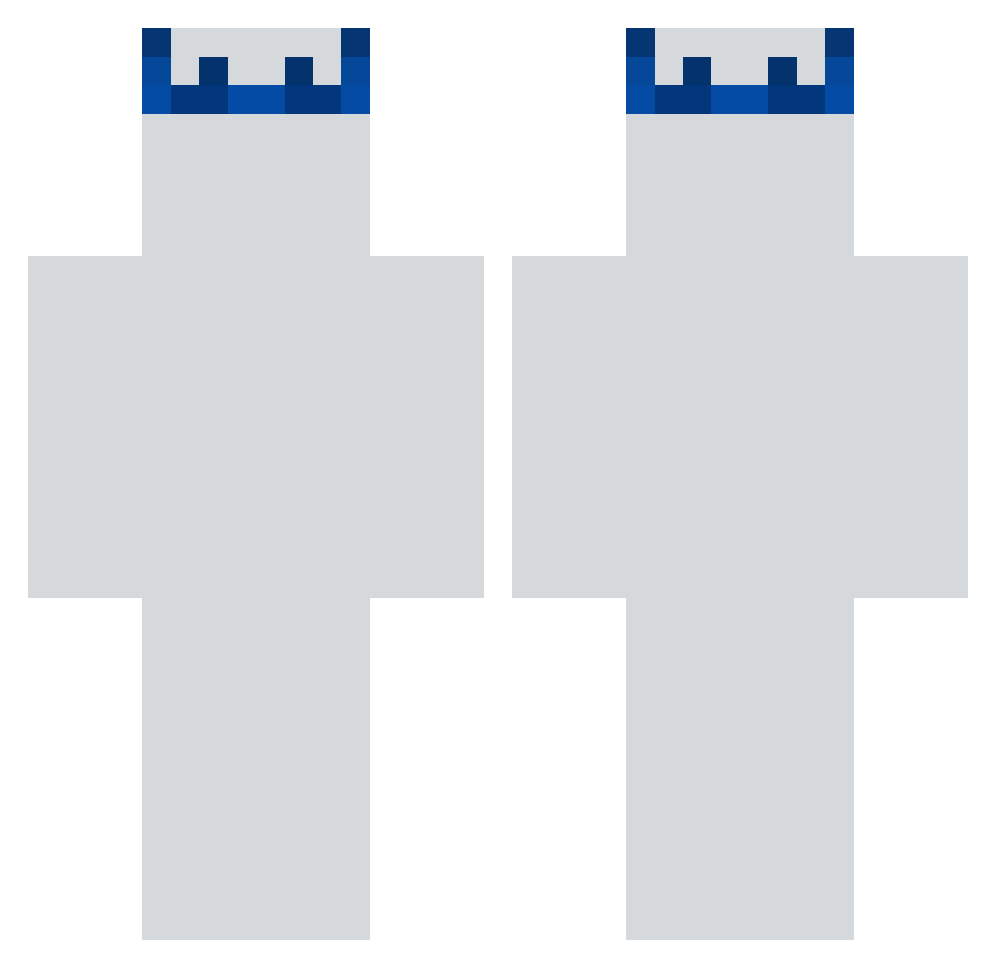 Tendersdepoulet Minecraft skin, front and back view