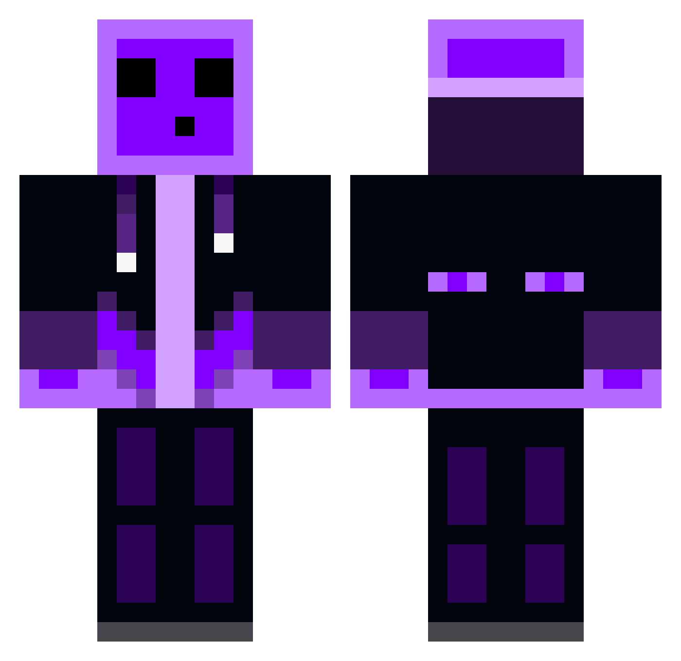 RyzeFN2023 Minecraft skin, front and back view