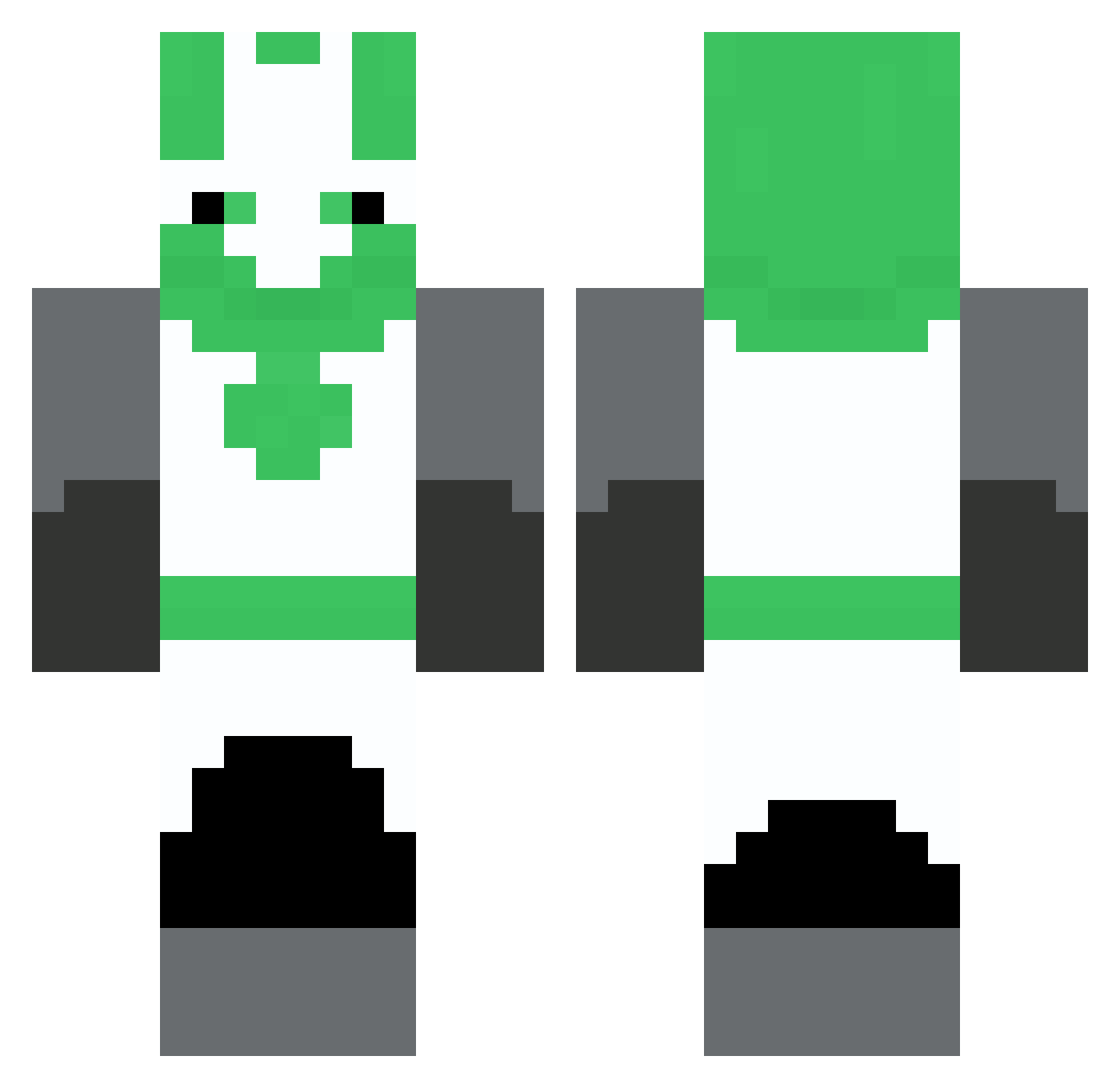 SP00N__ Minecraft skin, front and back view