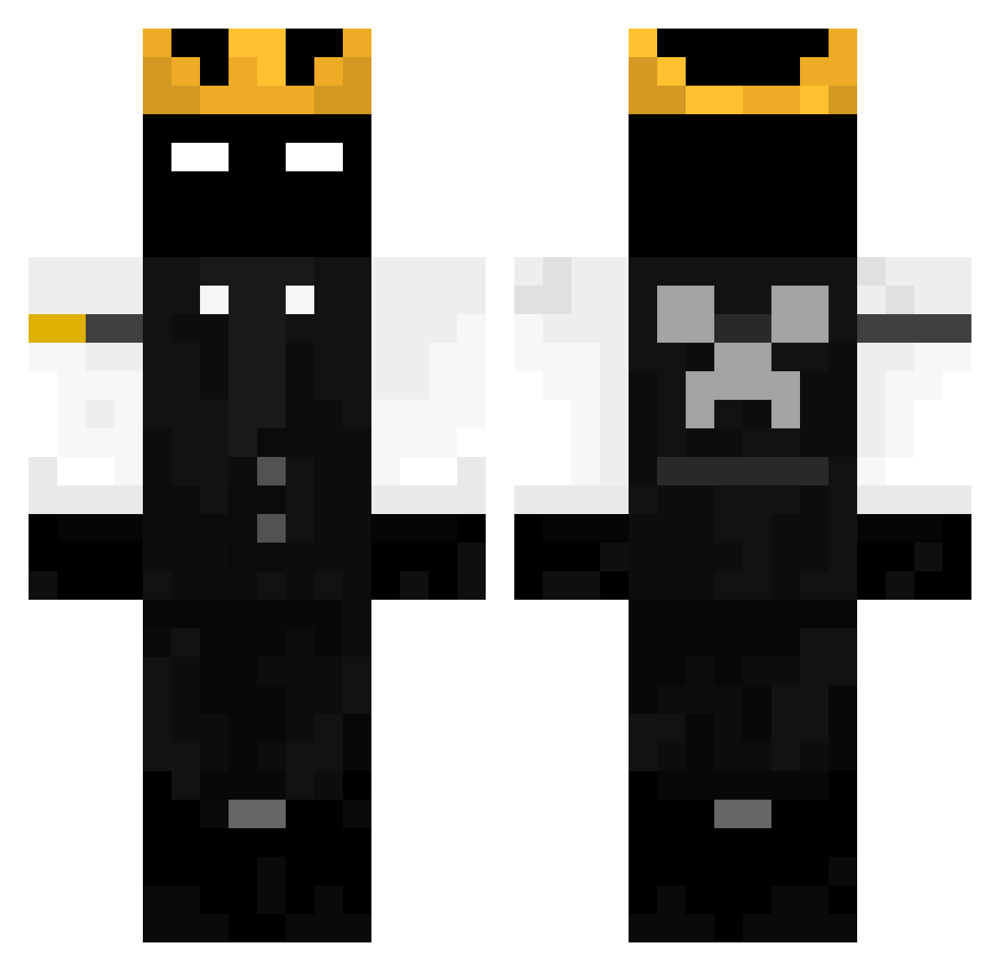 VynnChaos19 Minecraft skin, front and back view