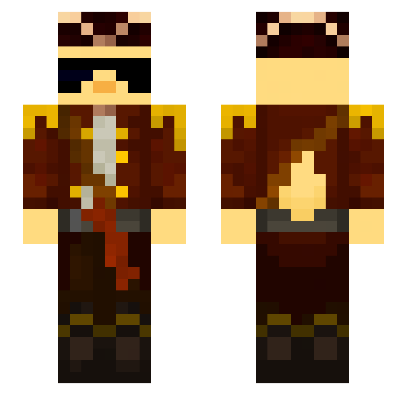 ARTURIs_ Minecraft skin, front and back view