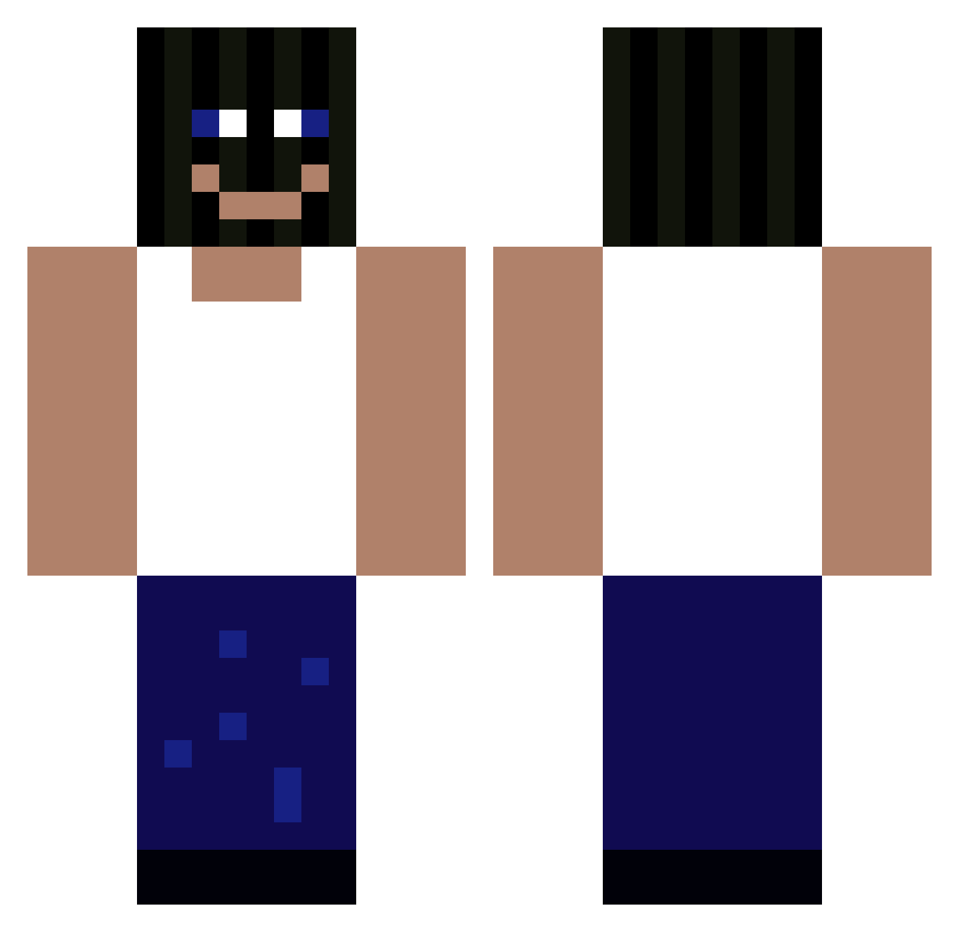styx_rbs Minecraft skin, front and back view