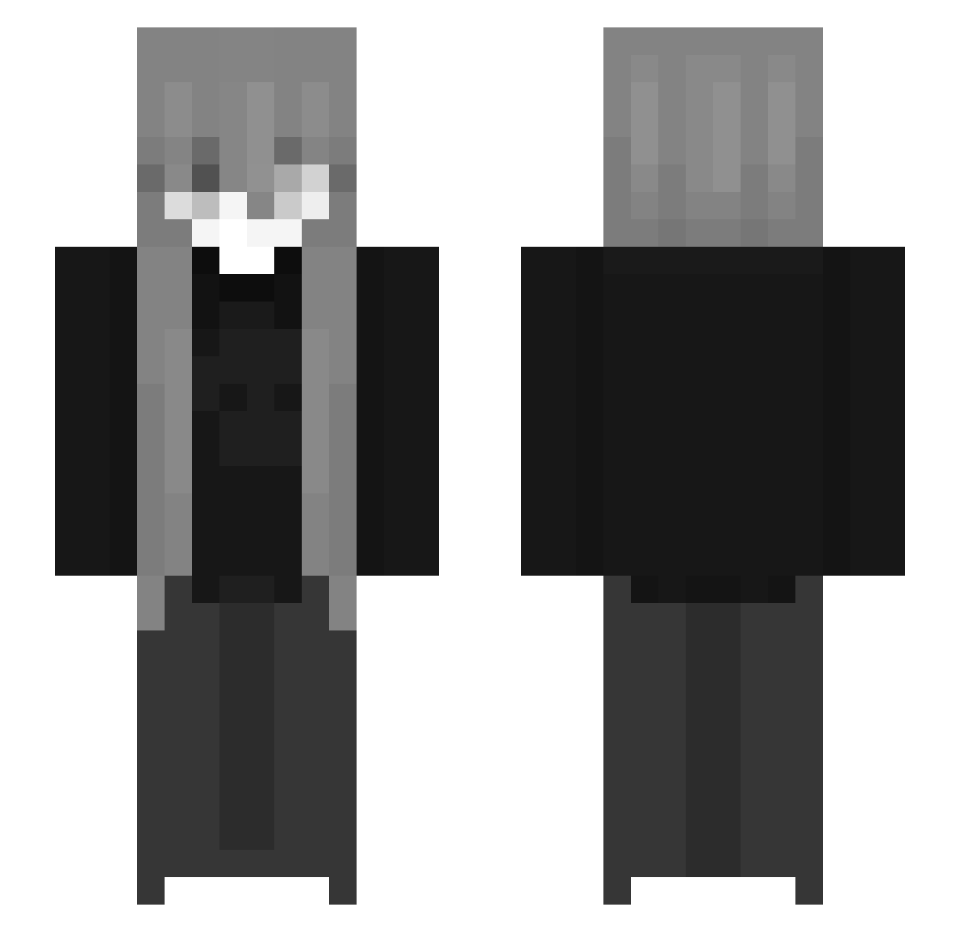 zh0694_owo Minecraft skin, front and back view