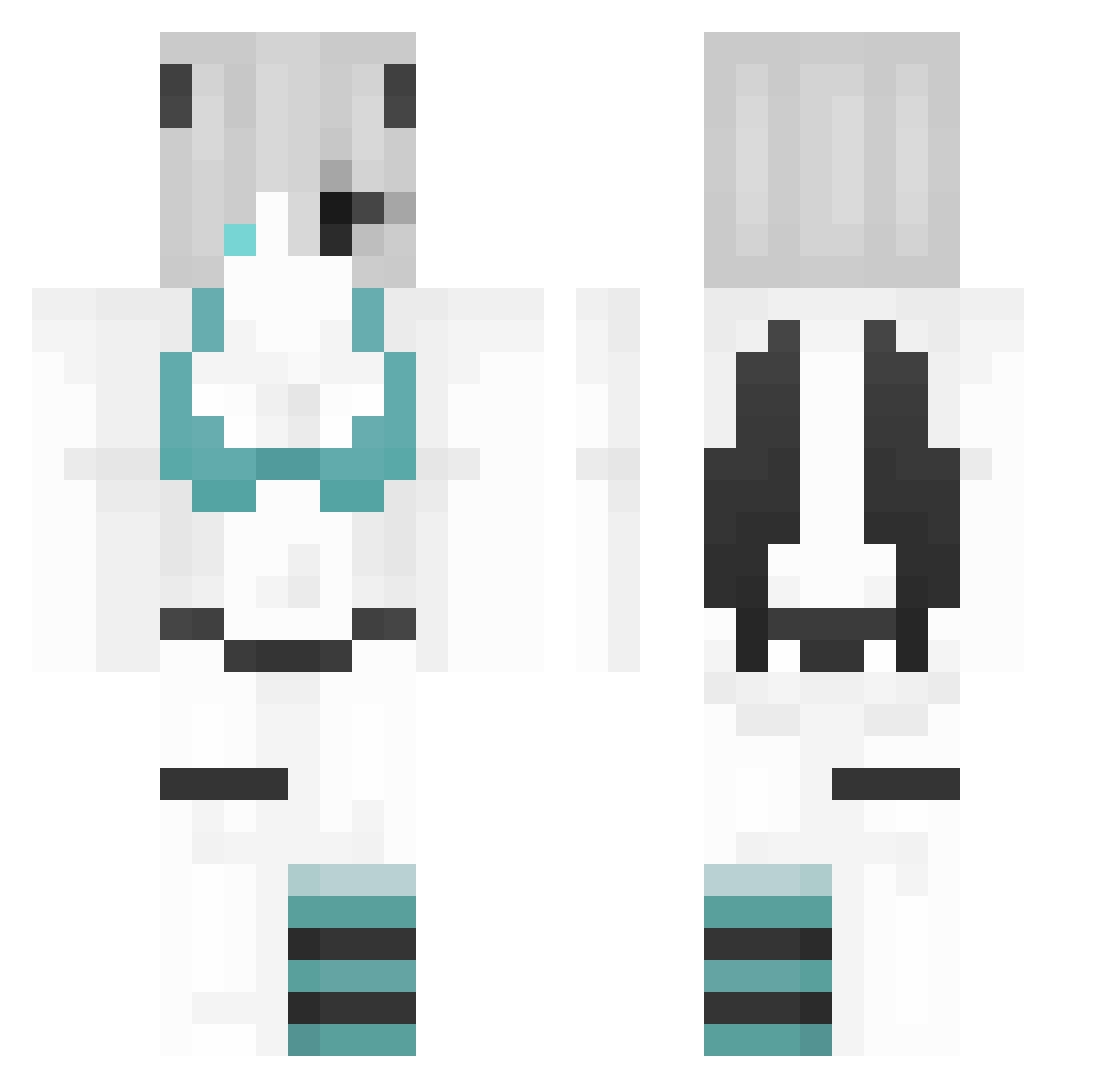 Gypsy_Shogun_ Minecraft skin, front and back view