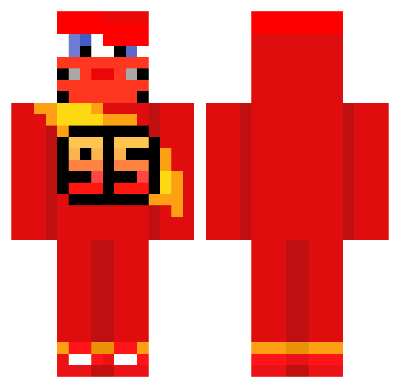 Franni - lightning mcqueen Minecraft skin