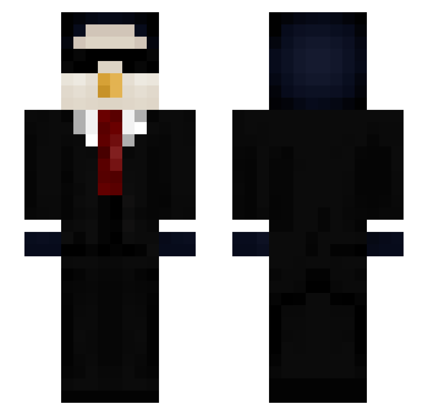 RyZe__R Minecraft skin, front and back view