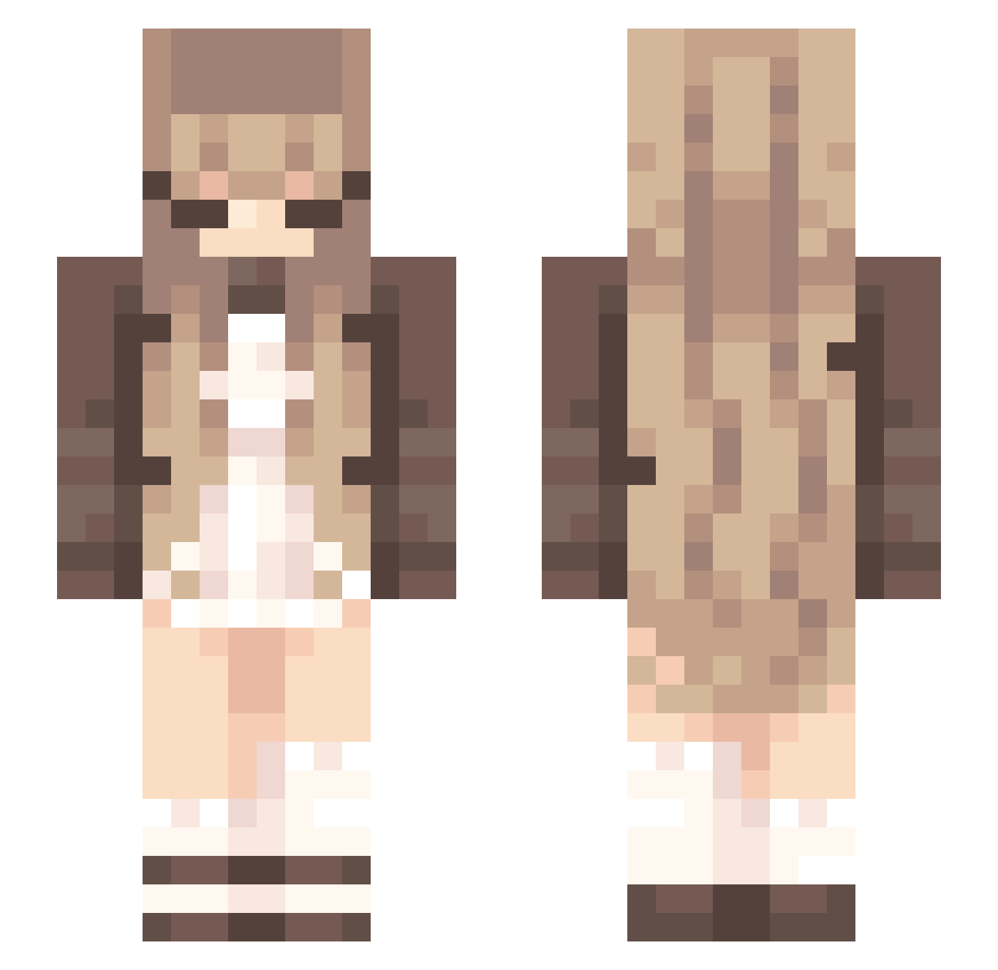 still_potato Minecraft skin, front and back view