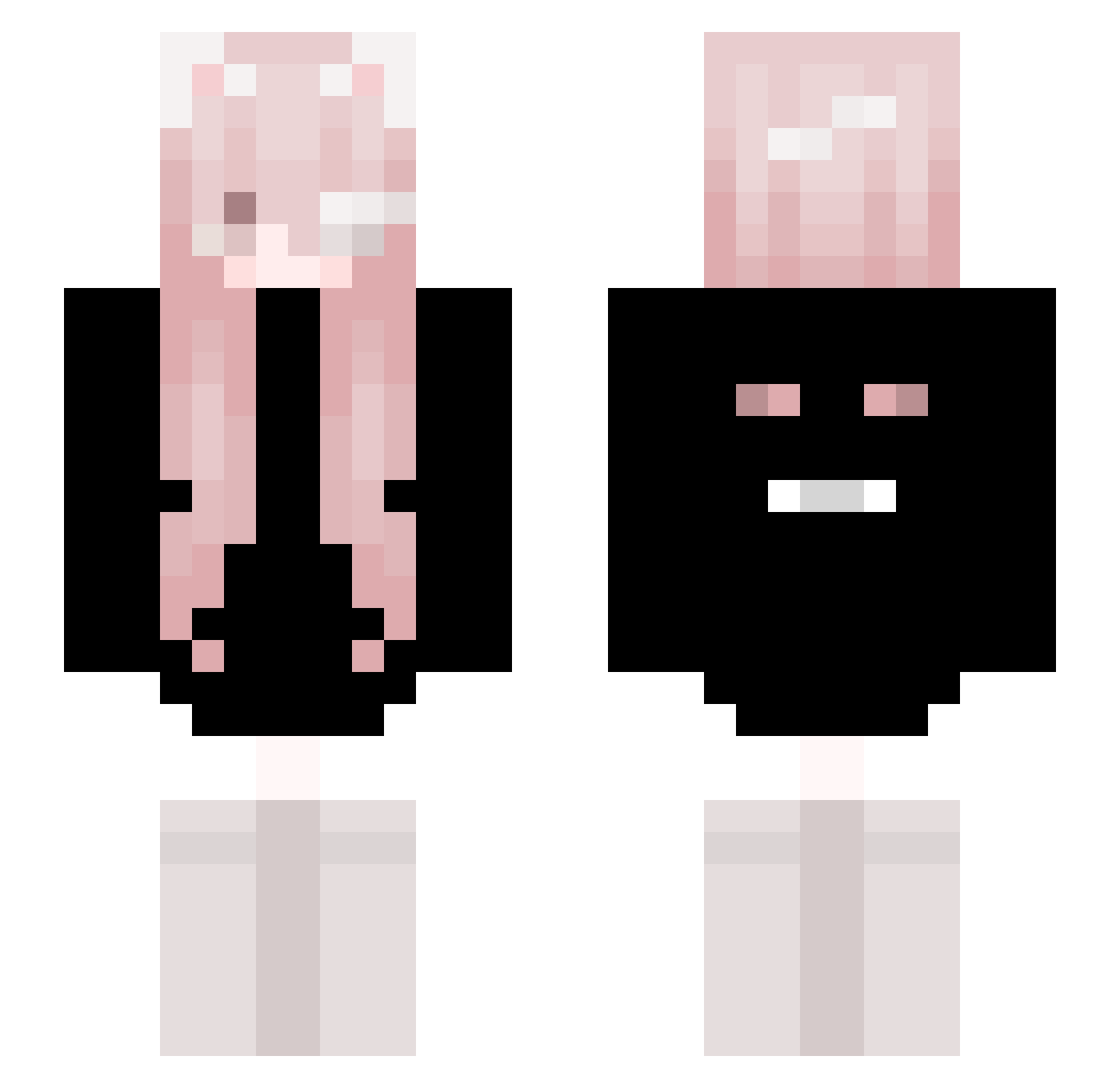 XIIKZ_ Minecraft skin, front and back view
