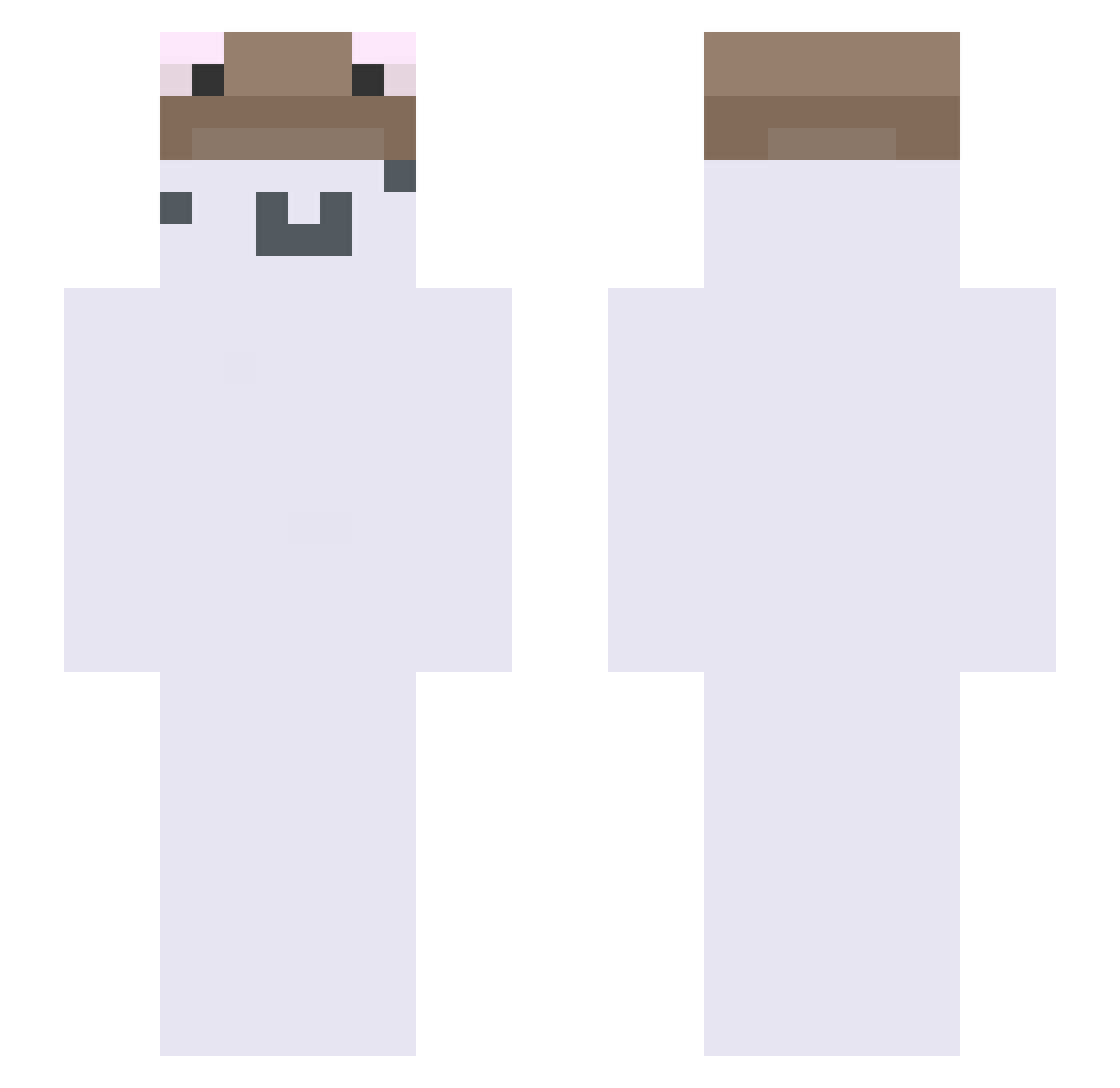 Rivera_74 Minecraft skin, front and back view