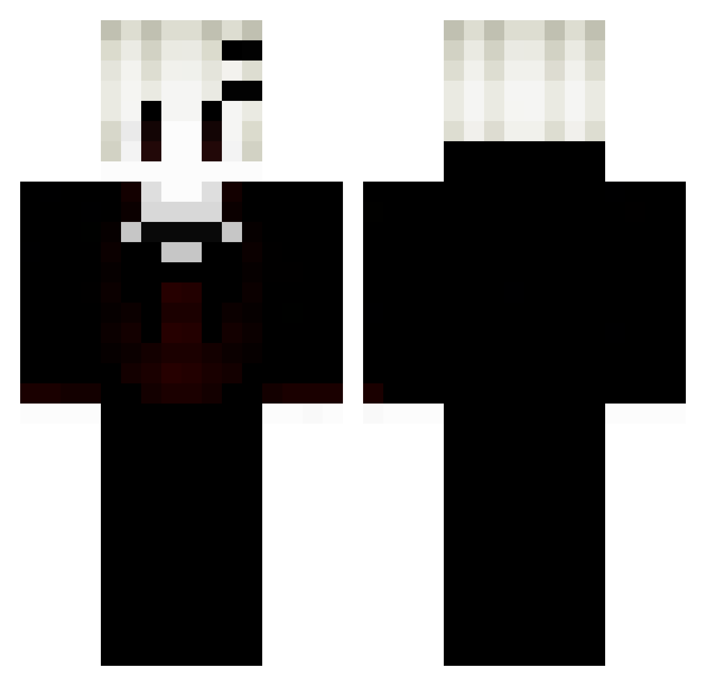rosdiesinjune Minecraft skin, front and back view