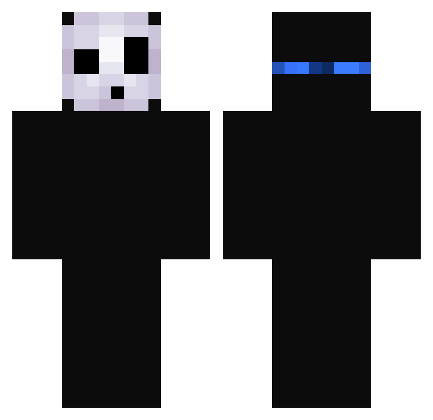 g0ob Minecraft skin, front and back view