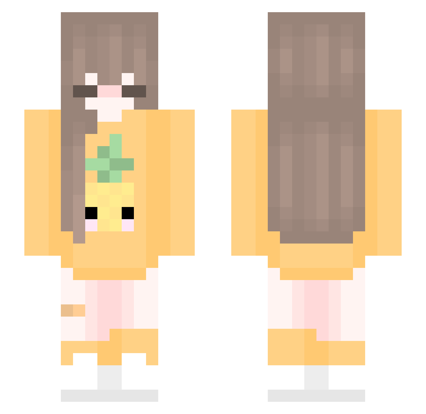 maty_12 Minecraft skin, front and back view