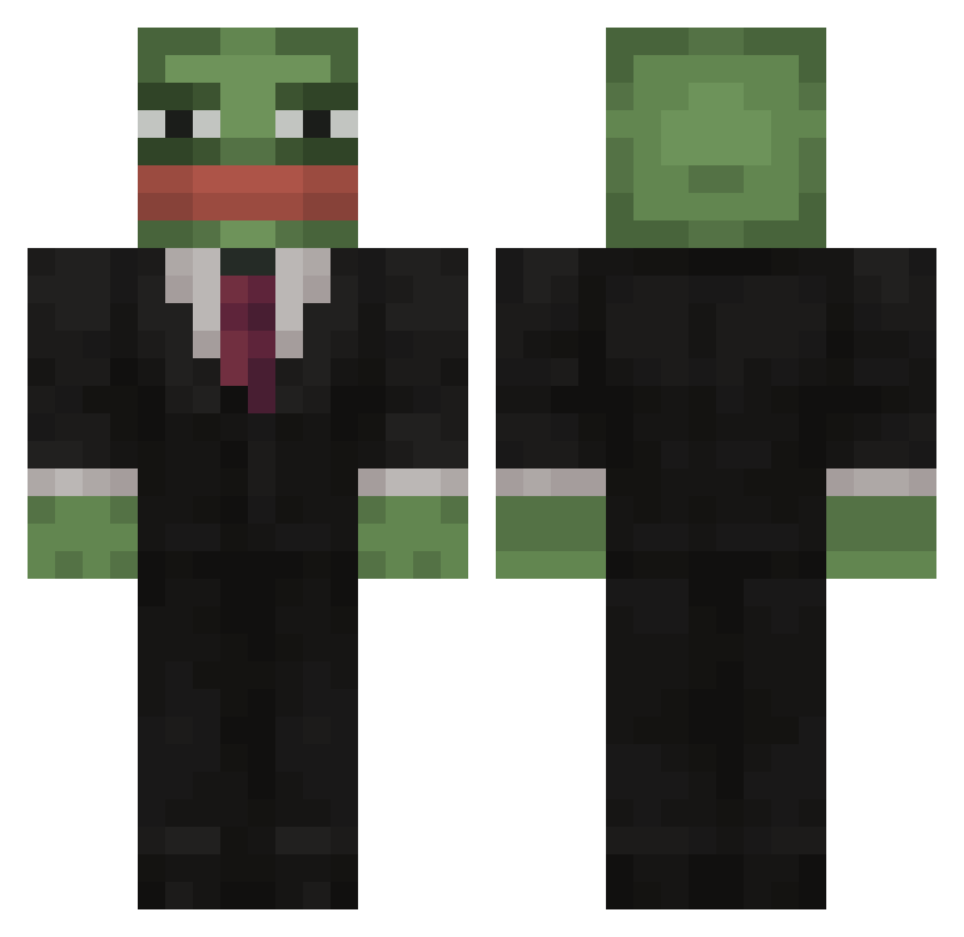 _Slovy_ Minecraft skin, front and back view