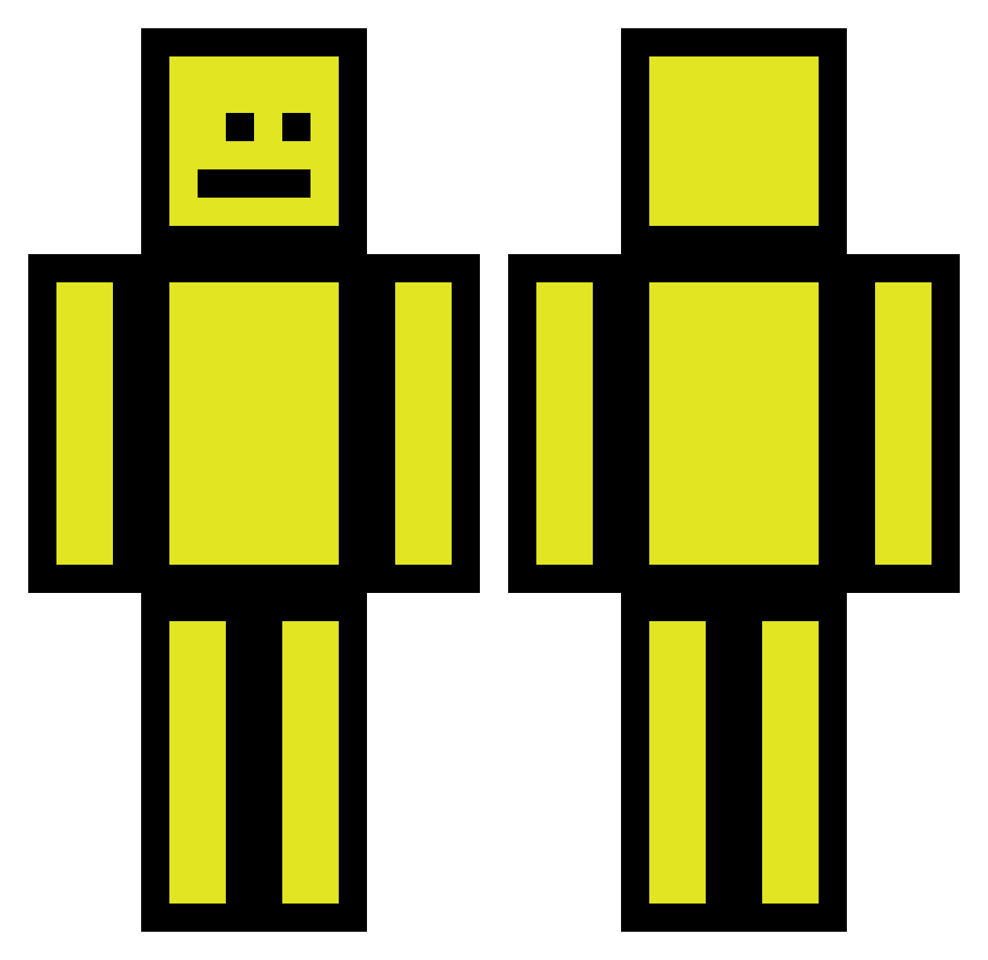 slb8057 Minecraft skin, front and back view