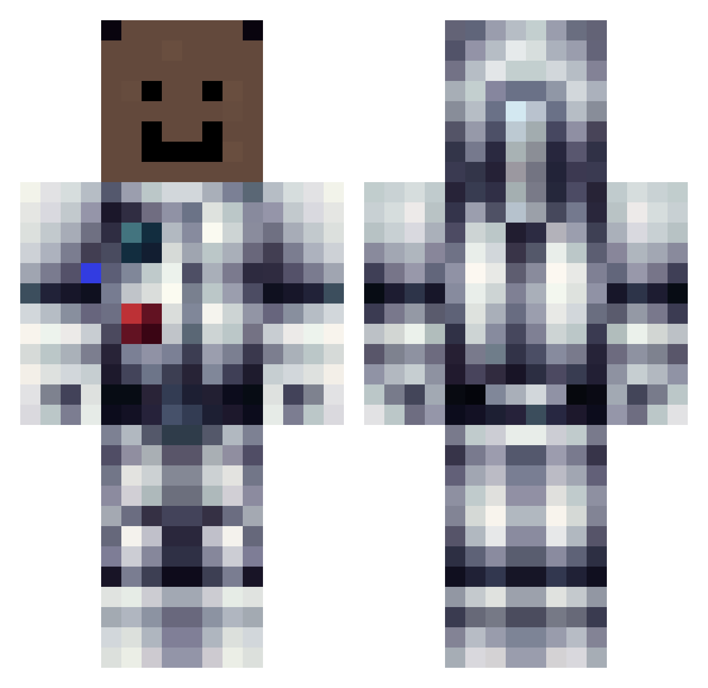 Alex_Ninja24 Minecraft skin, front and back view