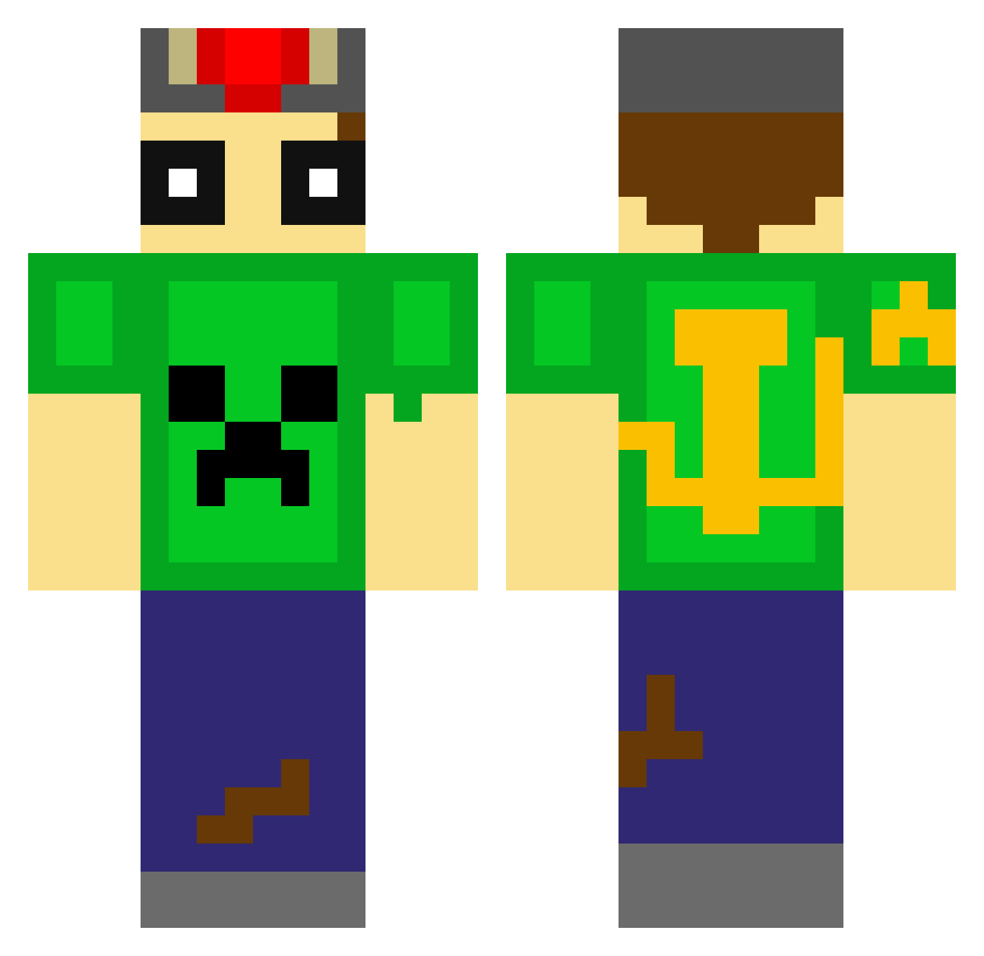 vladoodma2024 Minecraft skin, front and back view
