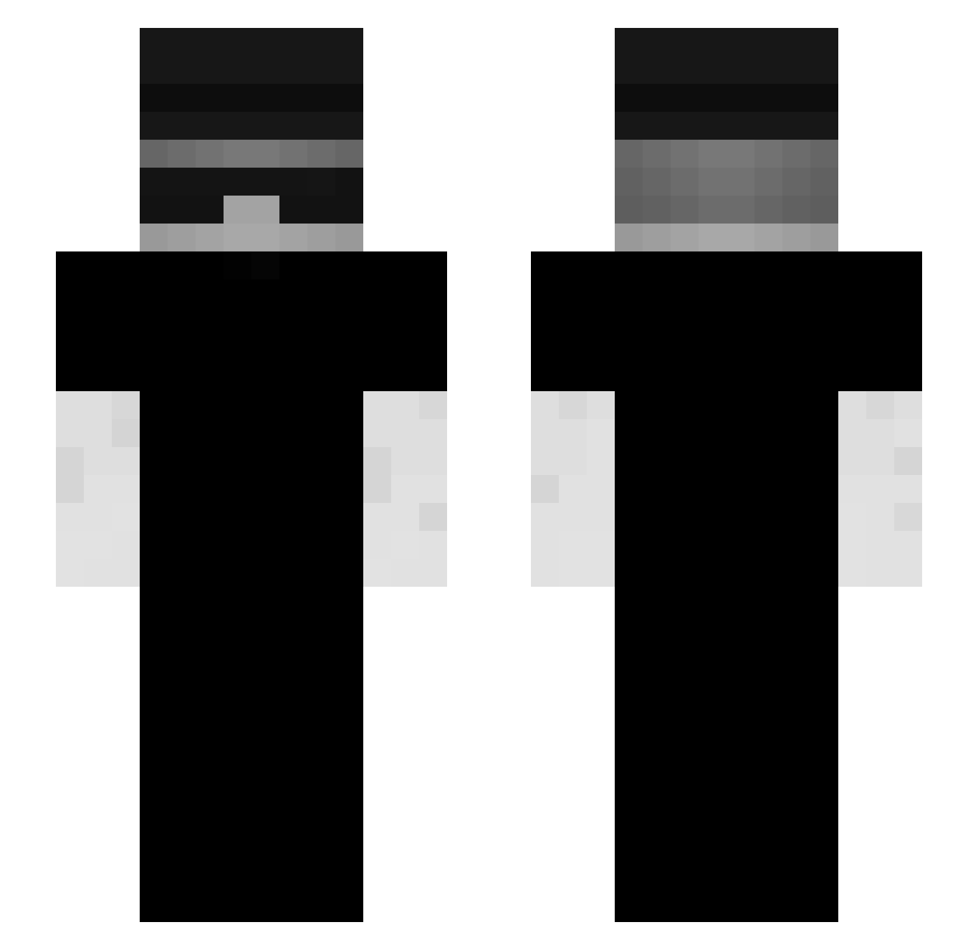 bpbr_ Minecraft skin, front and back view