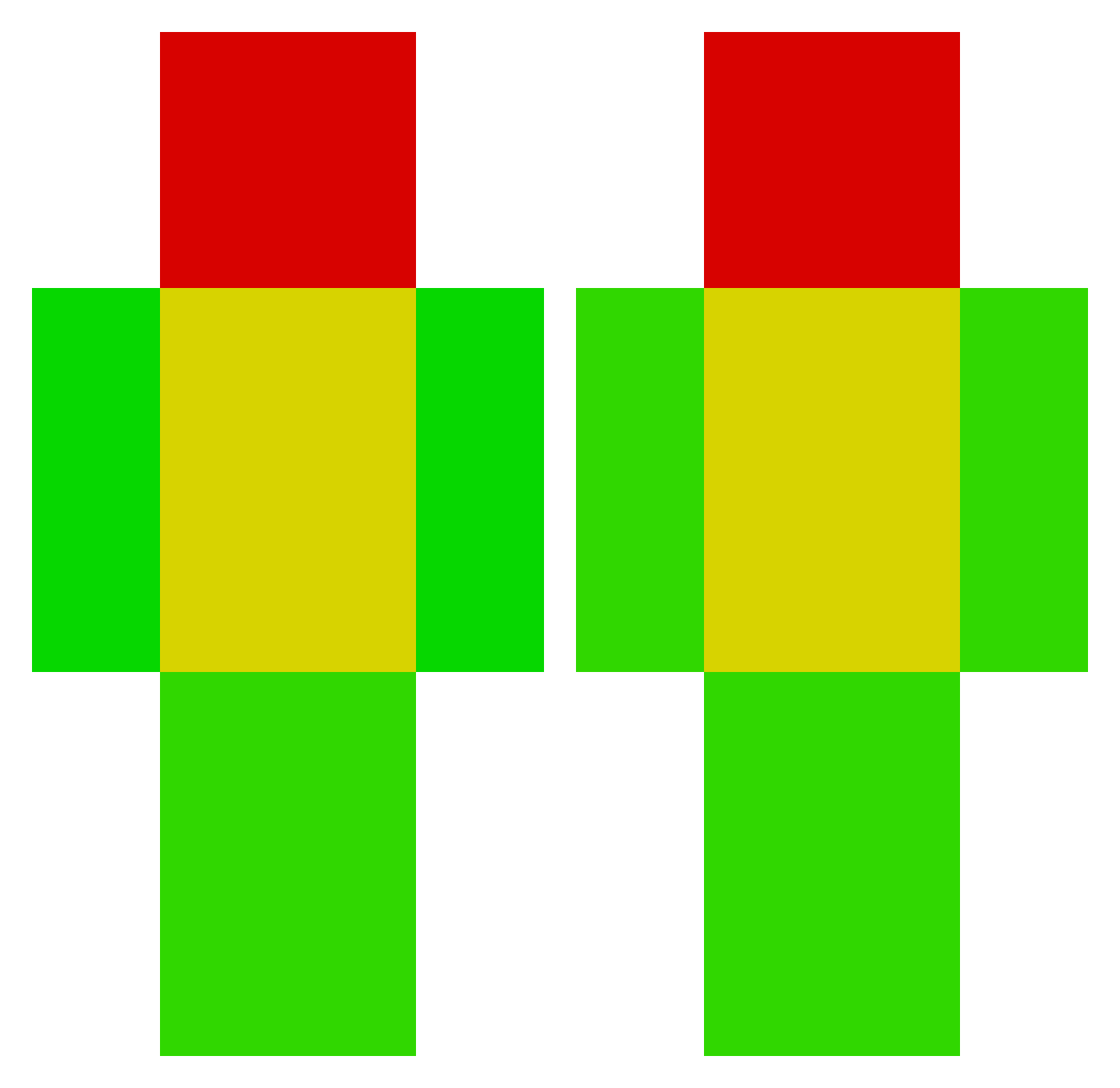 voltxge3 Minecraft skin, front and back view