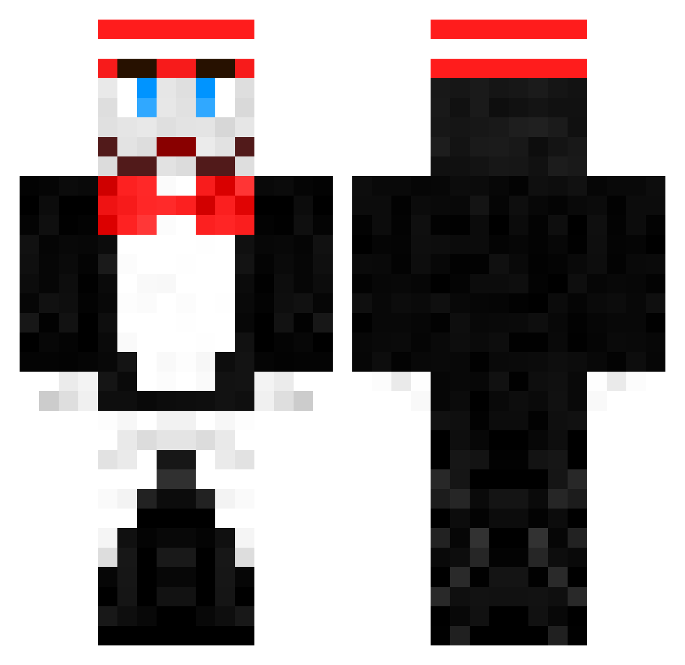 Spash_ Minecraft skin, front and back view