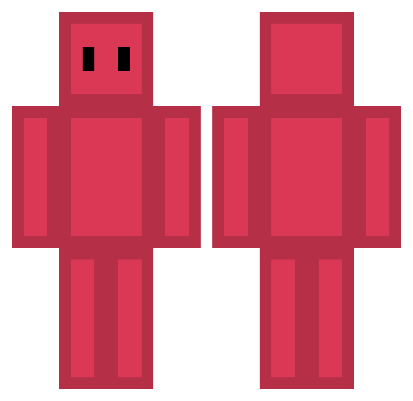 ItZ_Zylox Minecraft skin, front and back view