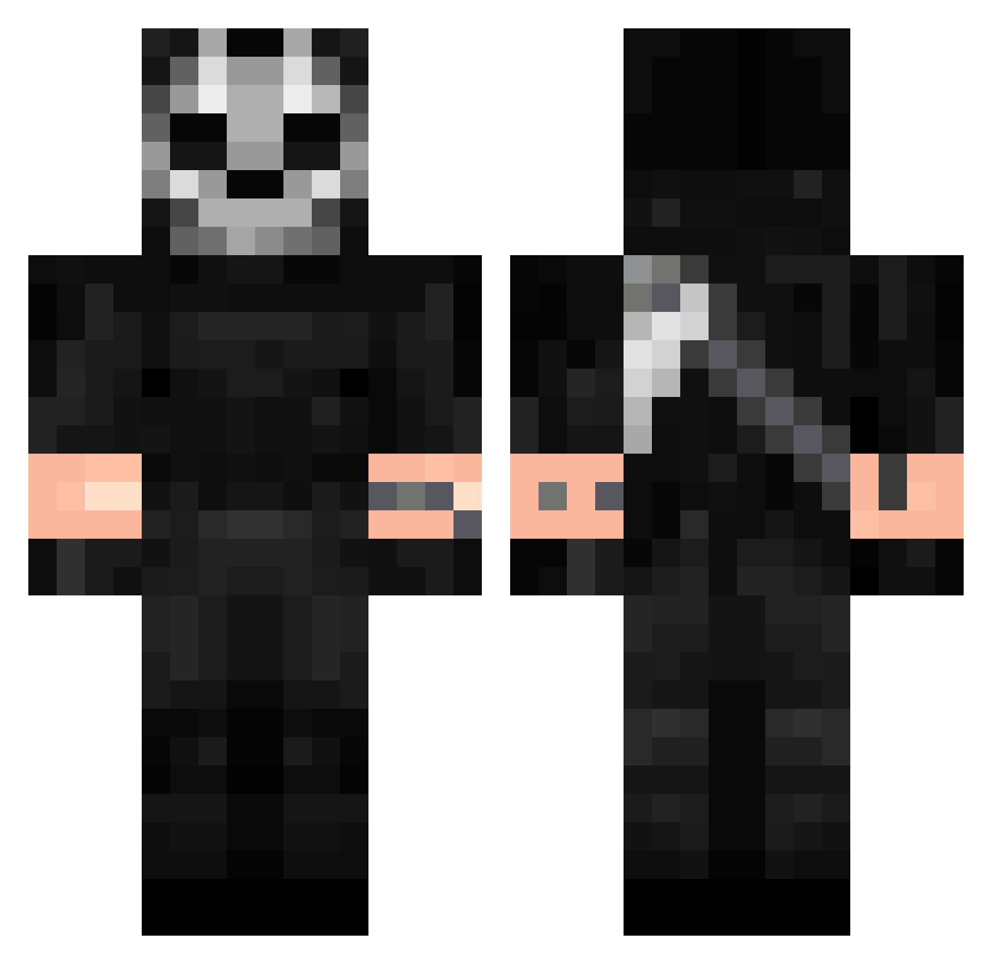 IBrandon_ Minecraft skin, front and back view
