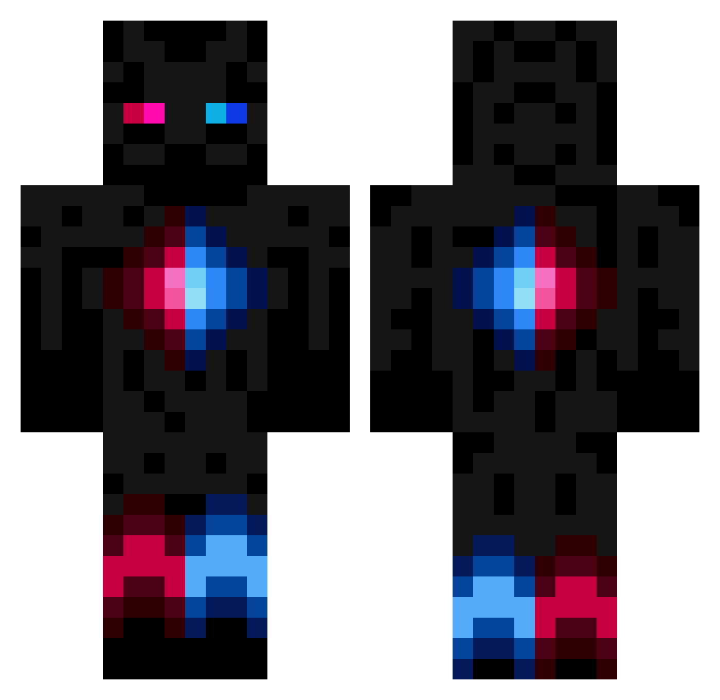 WavyEndymion795 Minecraft skin, front and back view