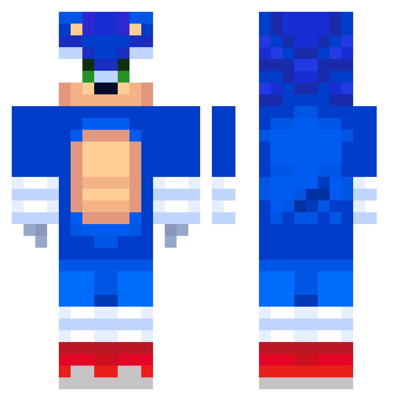 Juleslaw1klb Minecraft skin, front and back view