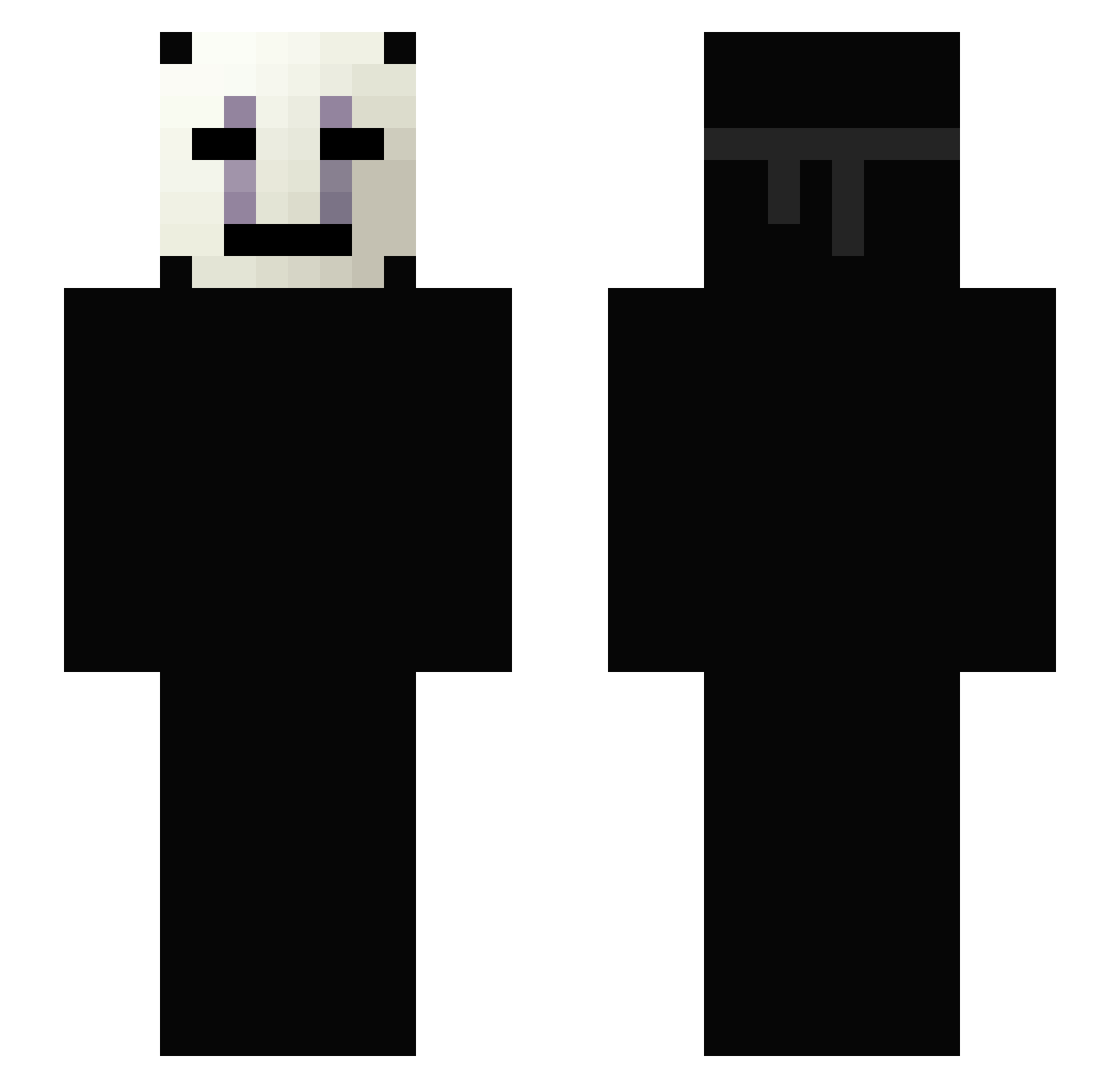 seefire1 Minecraft skin, front and back view