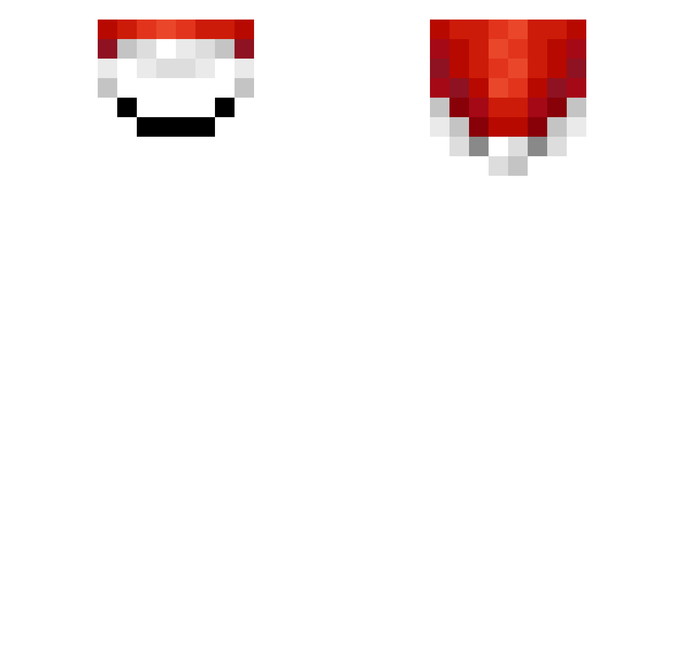 Khaurel Minecraft skin, front and back view