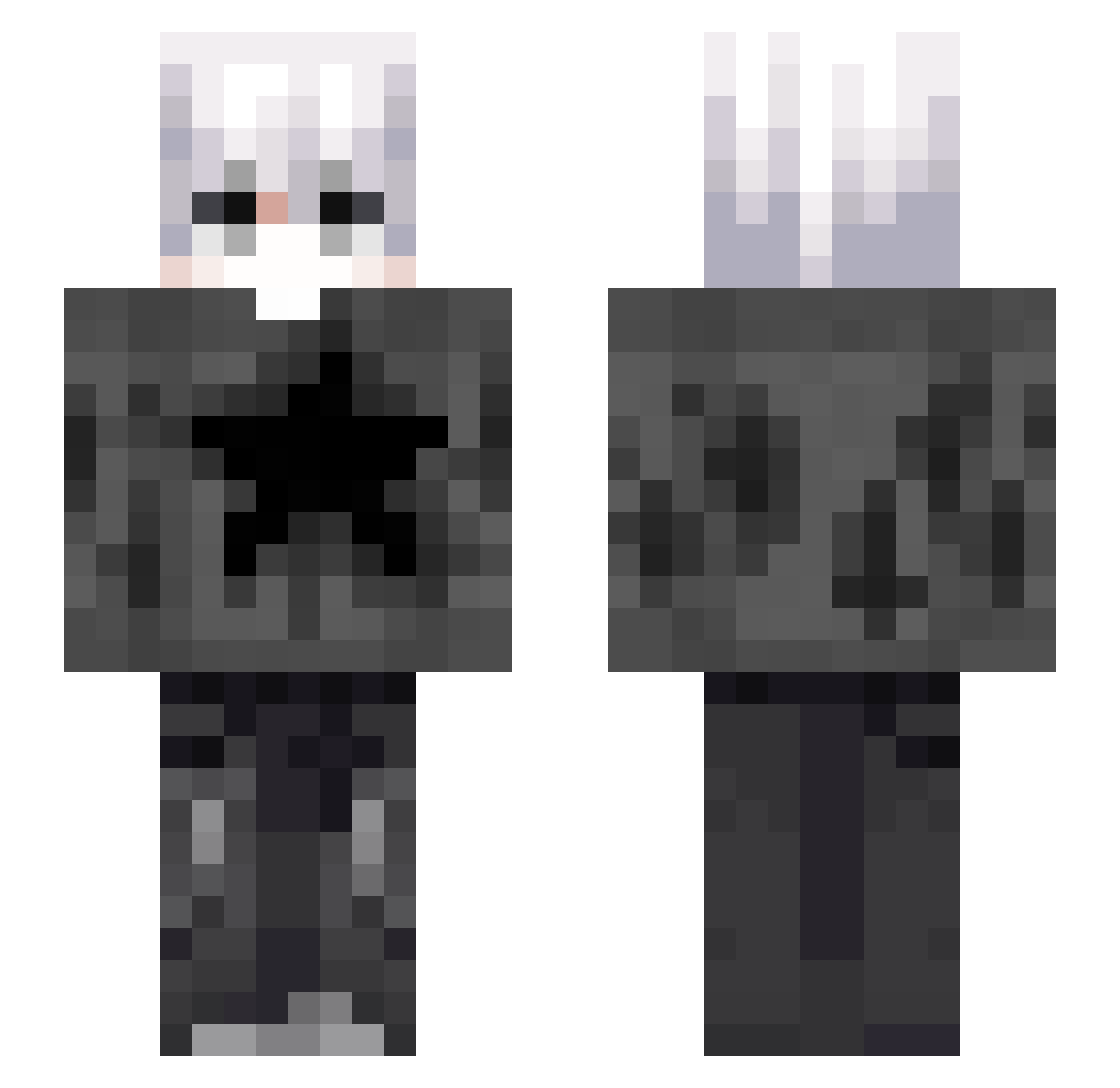 saiia_ Minecraft skin, front and back view