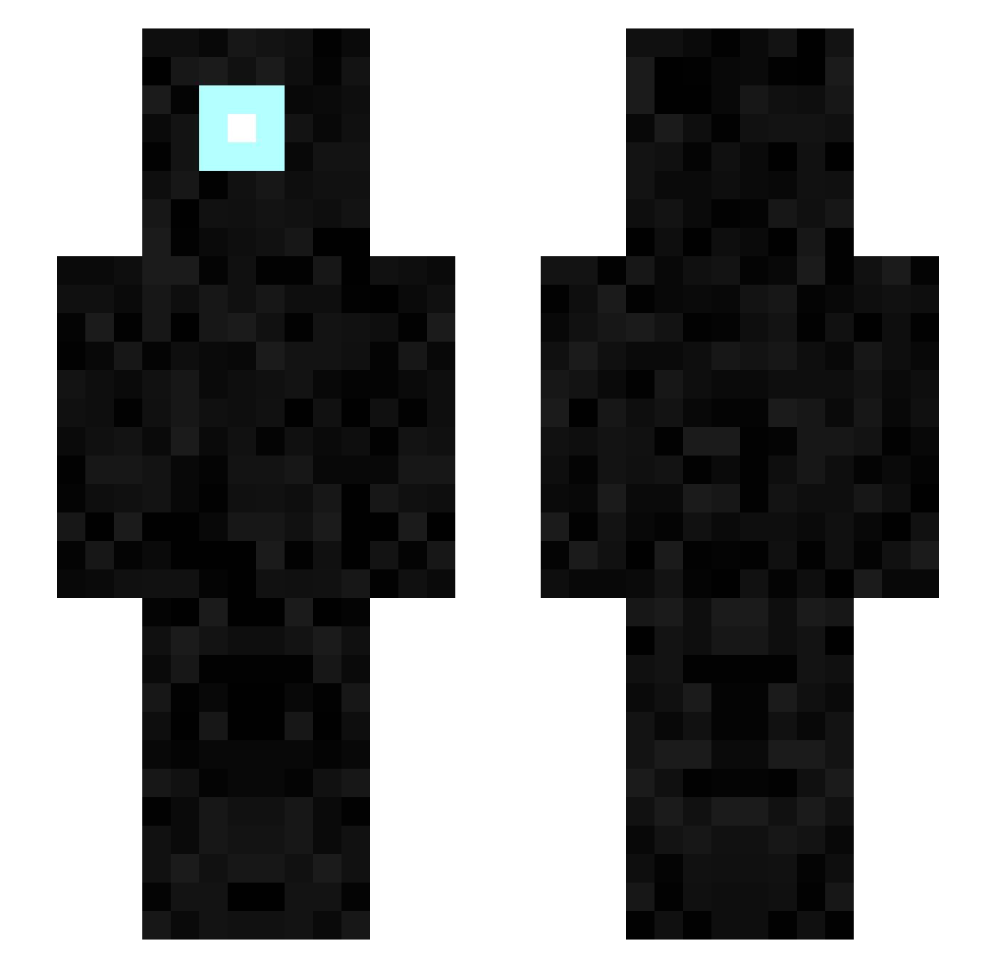 STOPH51 Minecraft skin, front and back view