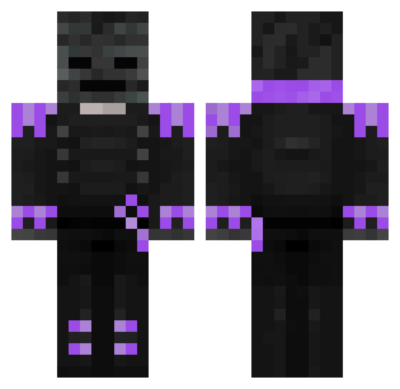 StitchG23 Minecraft skin, front and back view