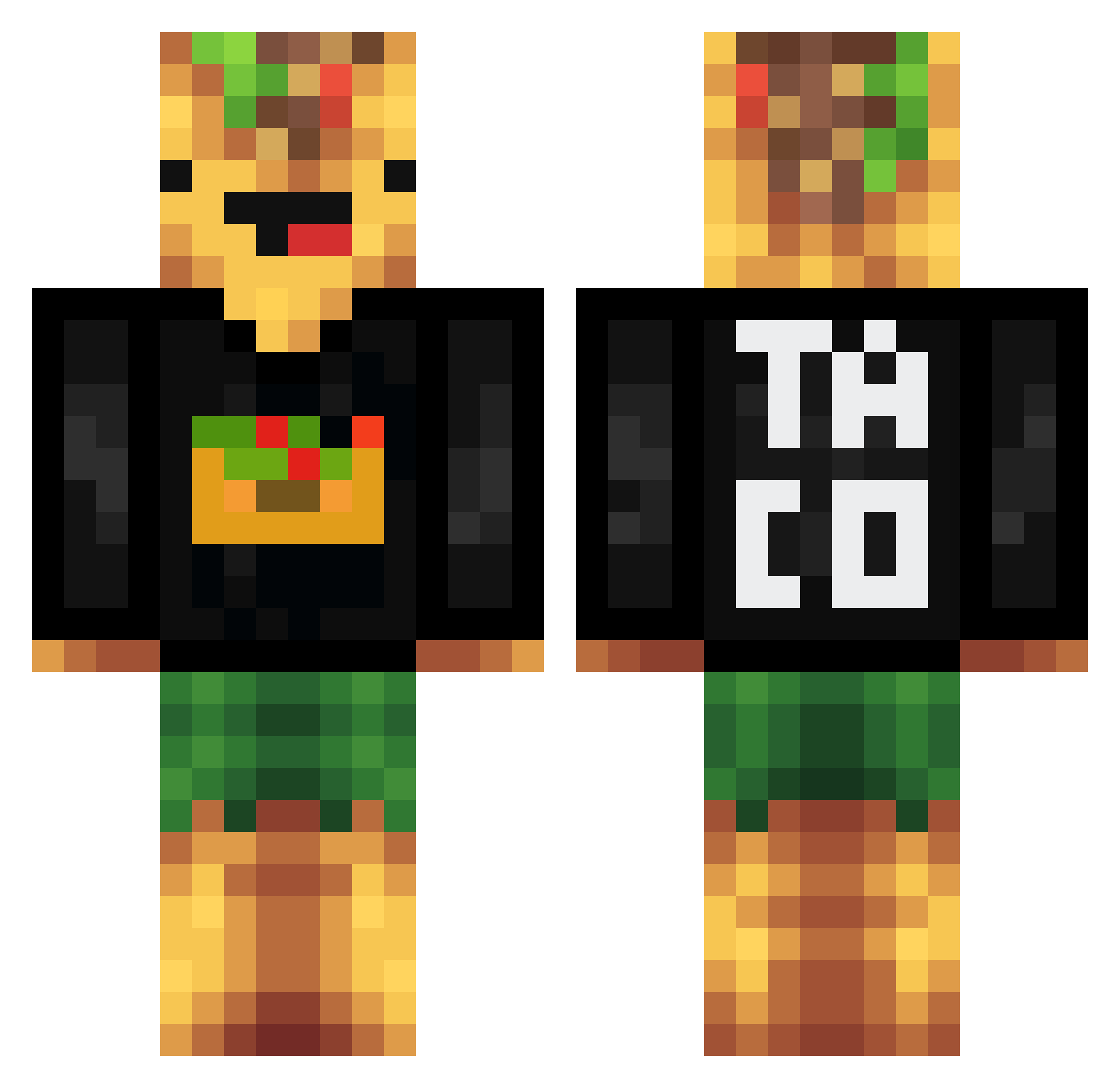 tac_co2020 Minecraft skin, front and back view