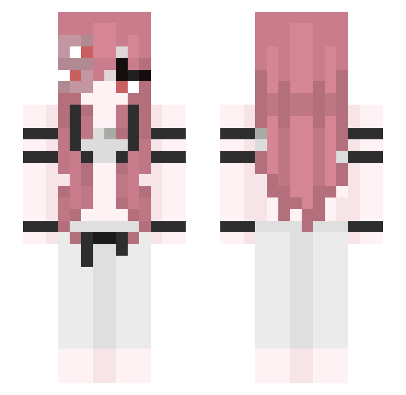 alexpark10 Minecraft skin, front and back view