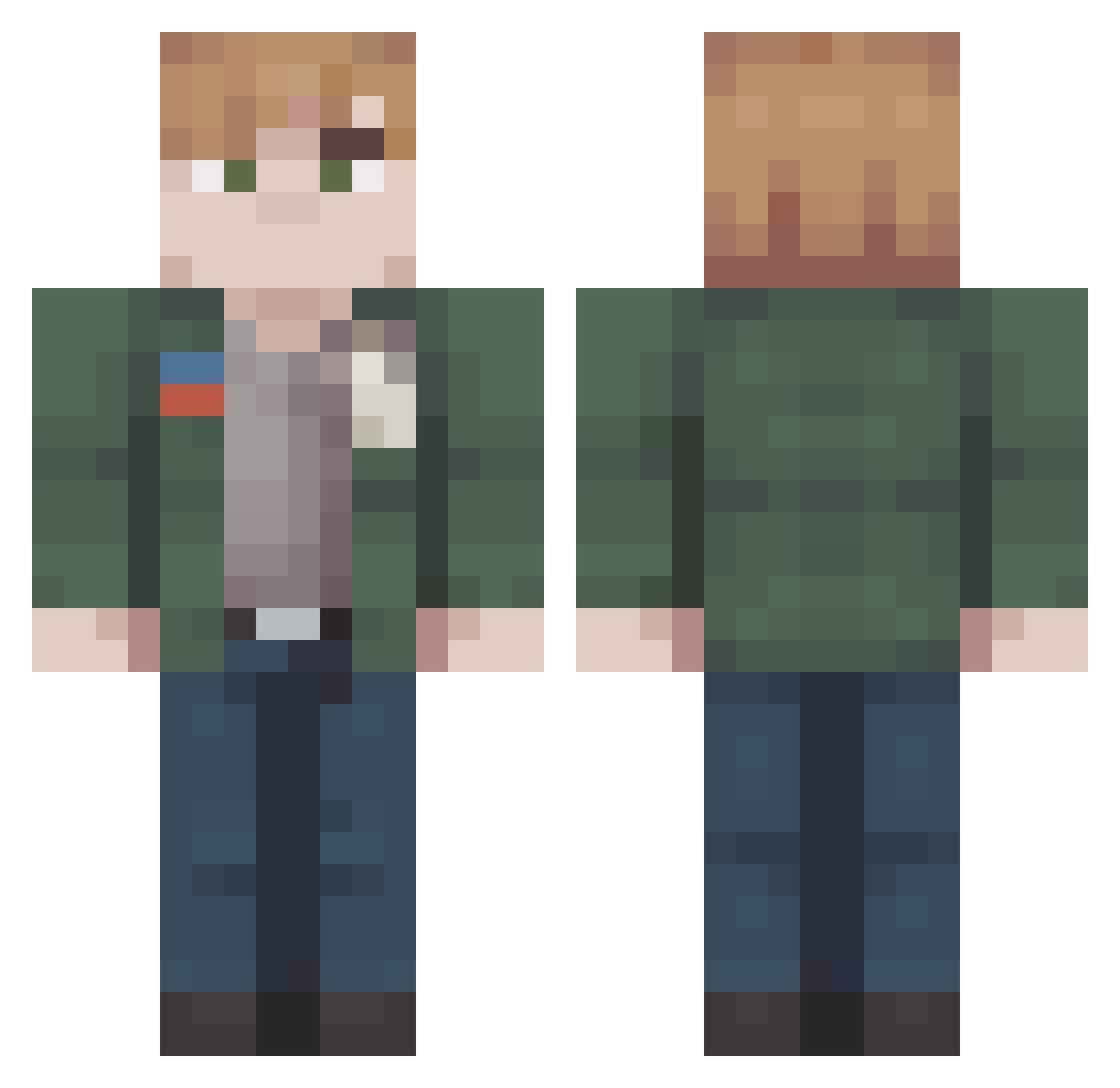 leonnn69 Minecraft skin, front and back view